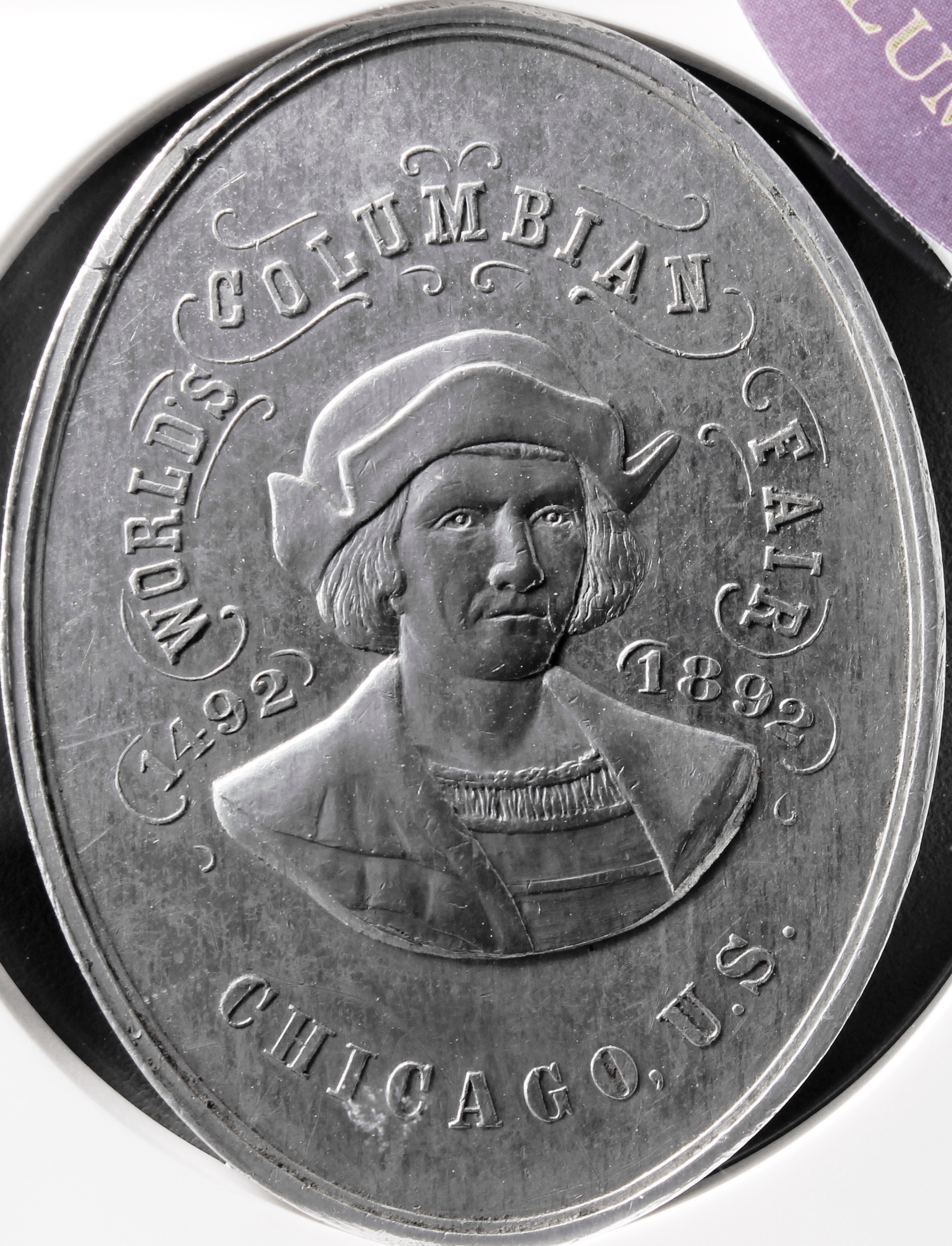 HK-229 1893 Columbian Oval the Miner’s Bonanza Long Rays SCD