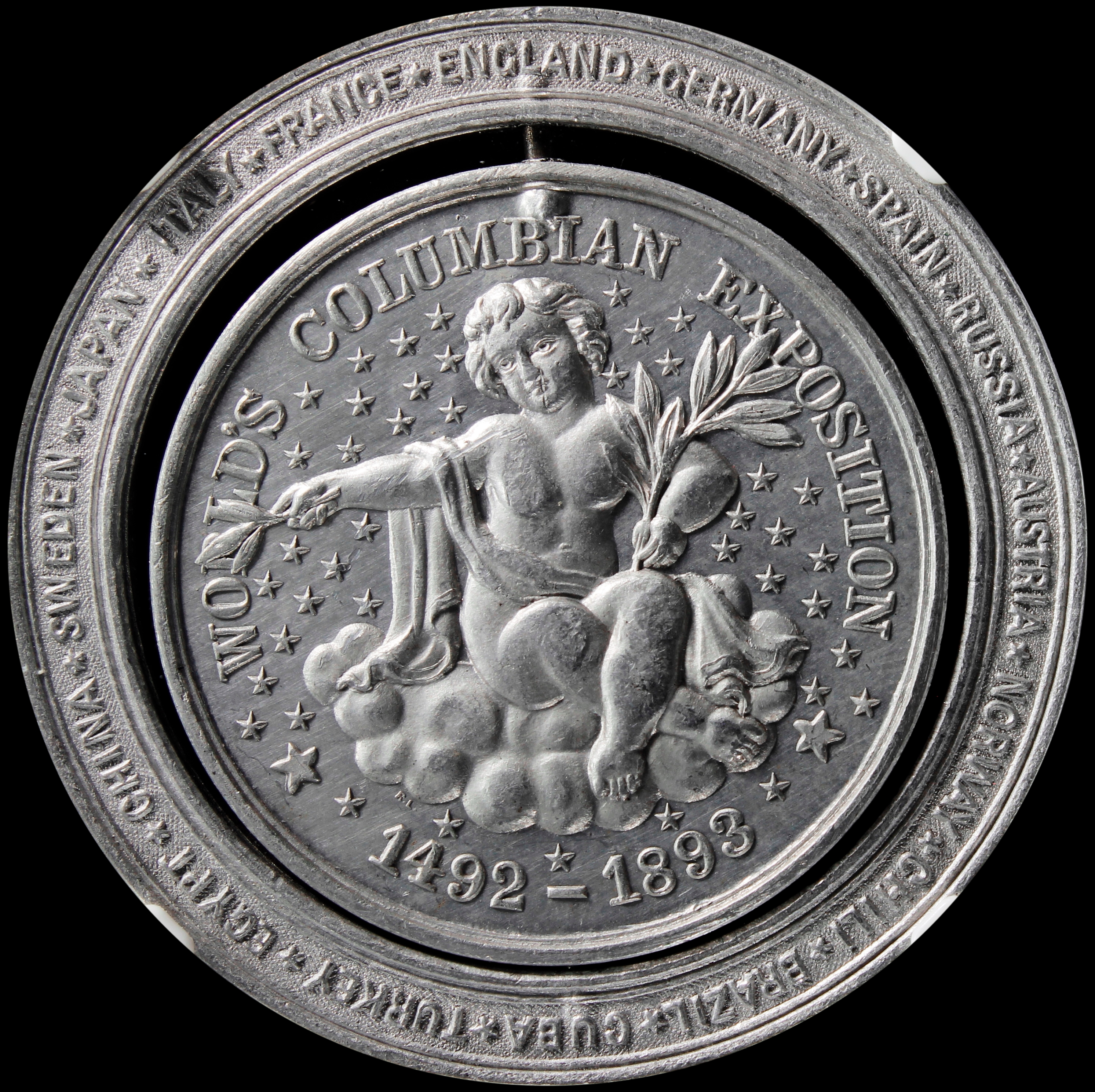 1893 Columbian Cherub on Cloud SCD
