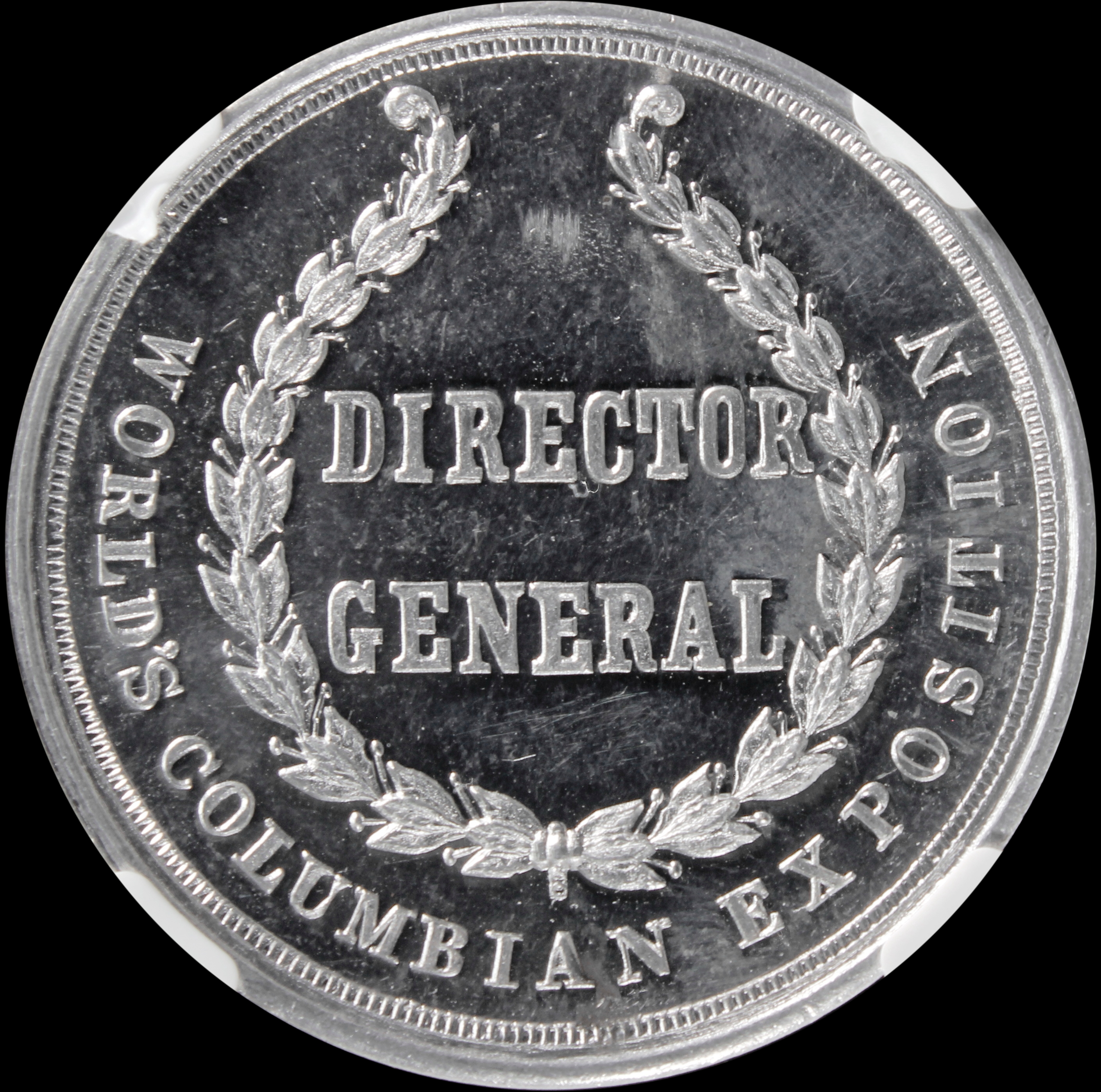 HK-243B 1893 Columbian Colonel Davis Director General SCD – H&K Plate Coin