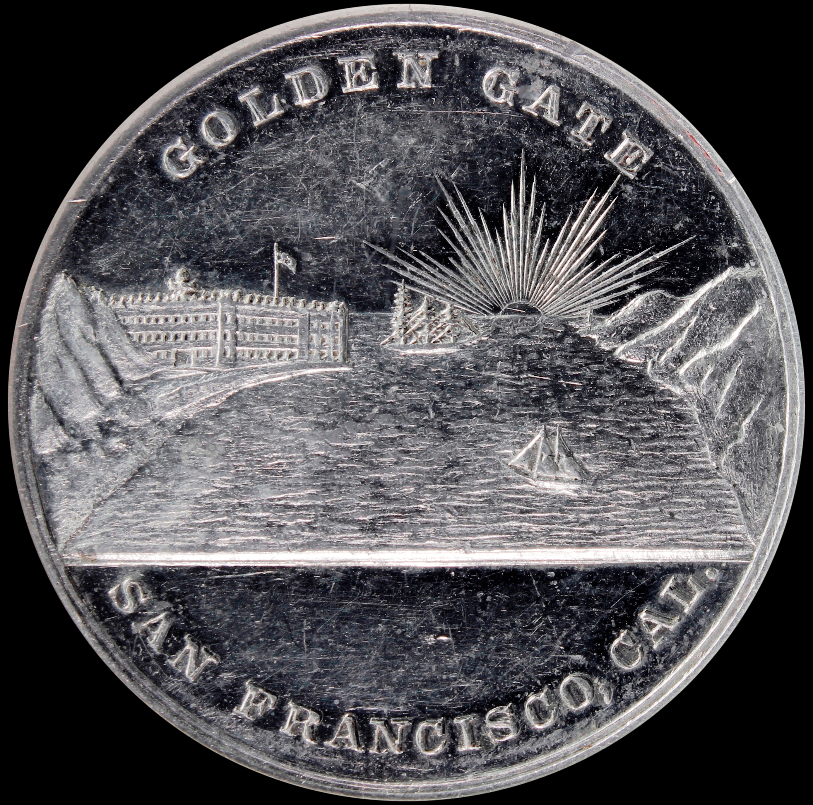 HK-250 1894 Midwinter Exposition View / Golden Gate SCD