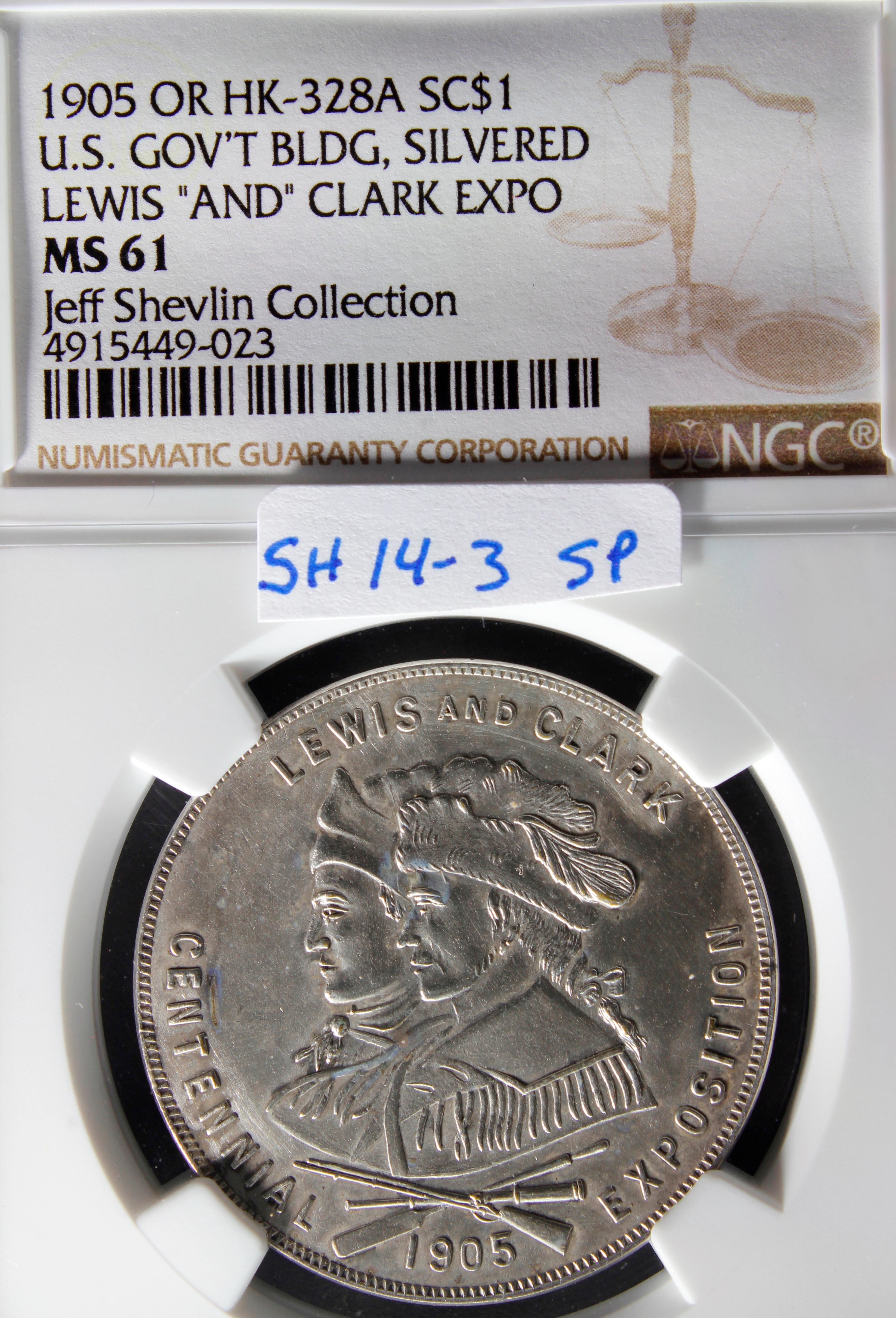 HK-328A 1905 Lewis and Clark 34mm SCD