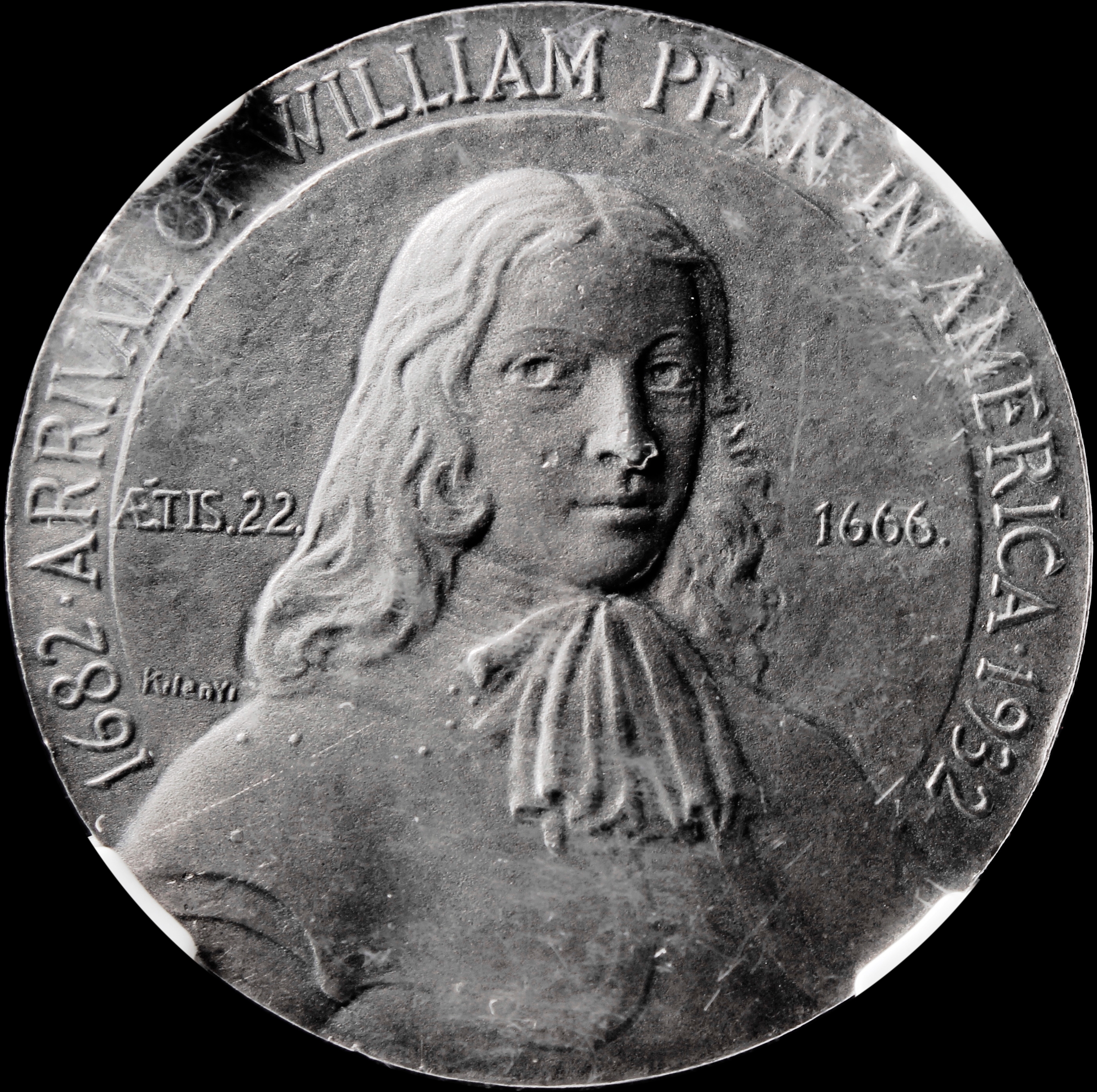 HK-461 1932 William Penn 250th Anniversary Arrival in America SCD