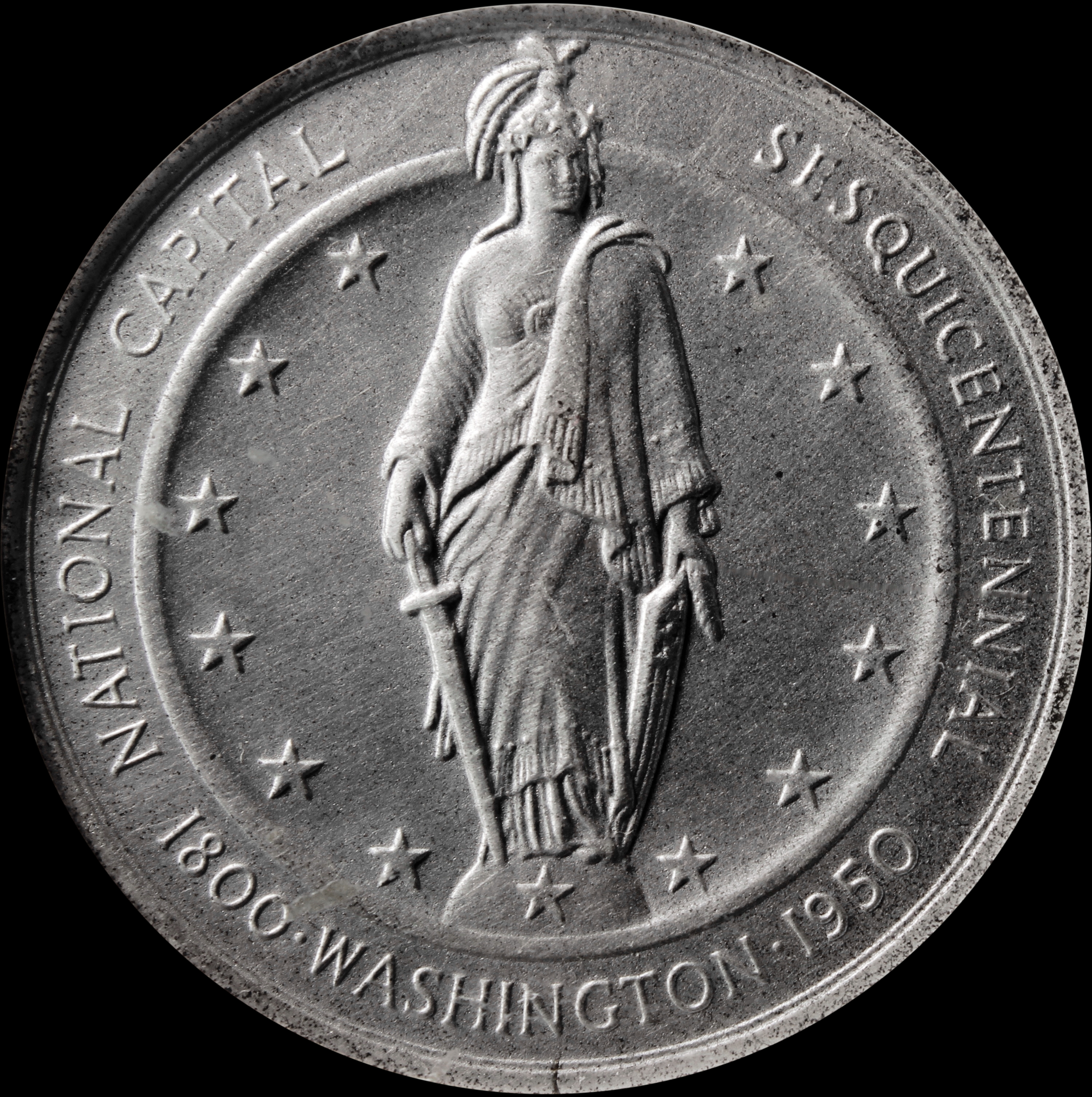 HK-507 1950 U.S. Capital Sesquicentennial Silver SCD