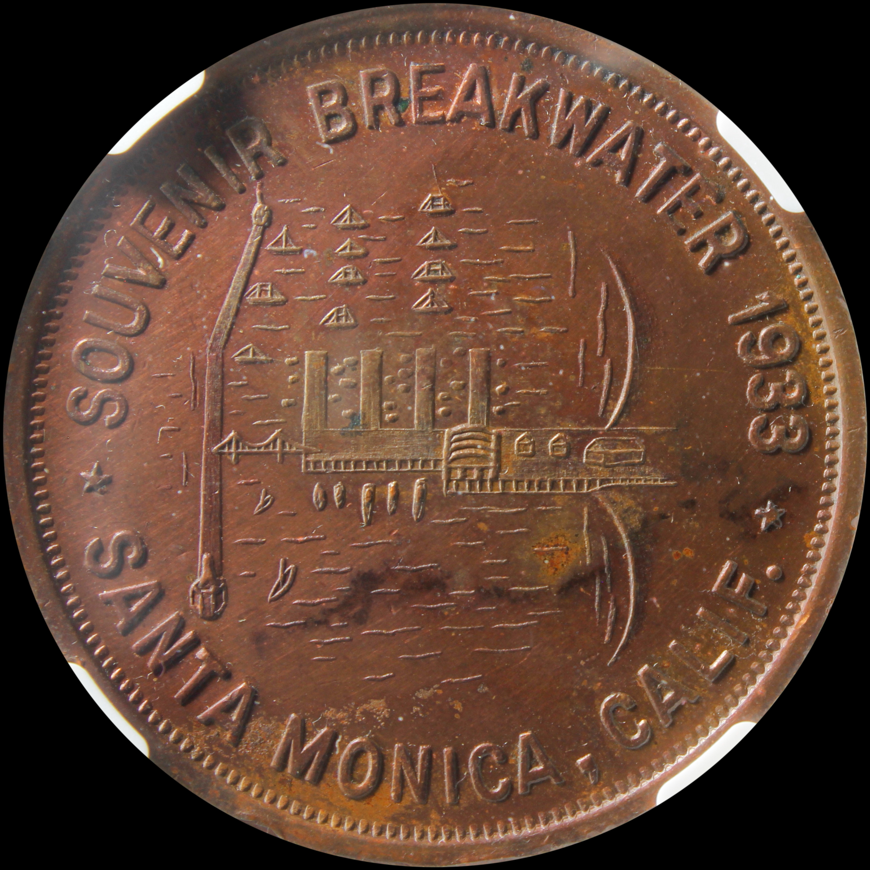 HK-682 1933 Santa Monica Breakwater SCD