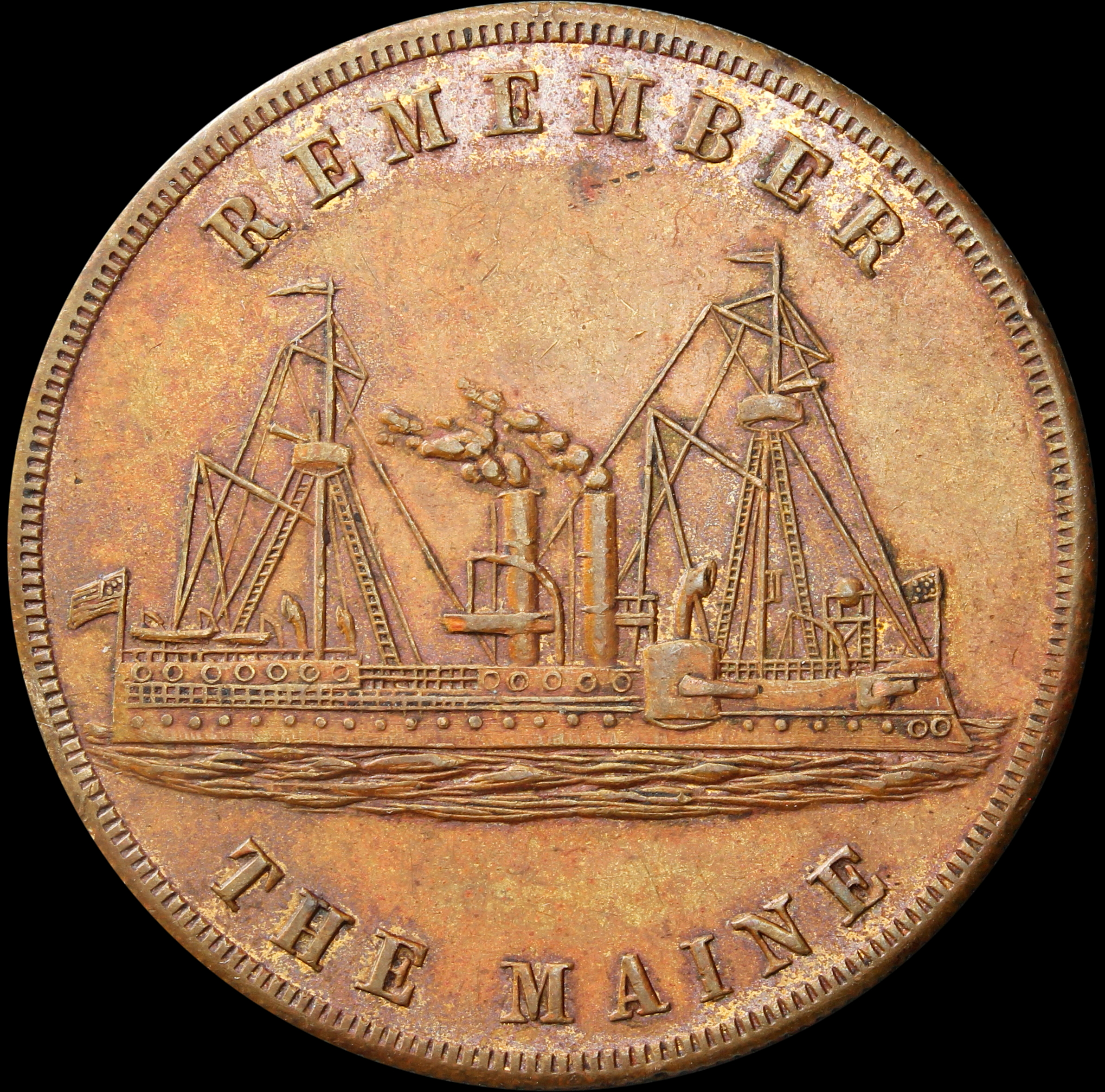 HK-286 1898 U.S. Battleship Remember the Maine SCD