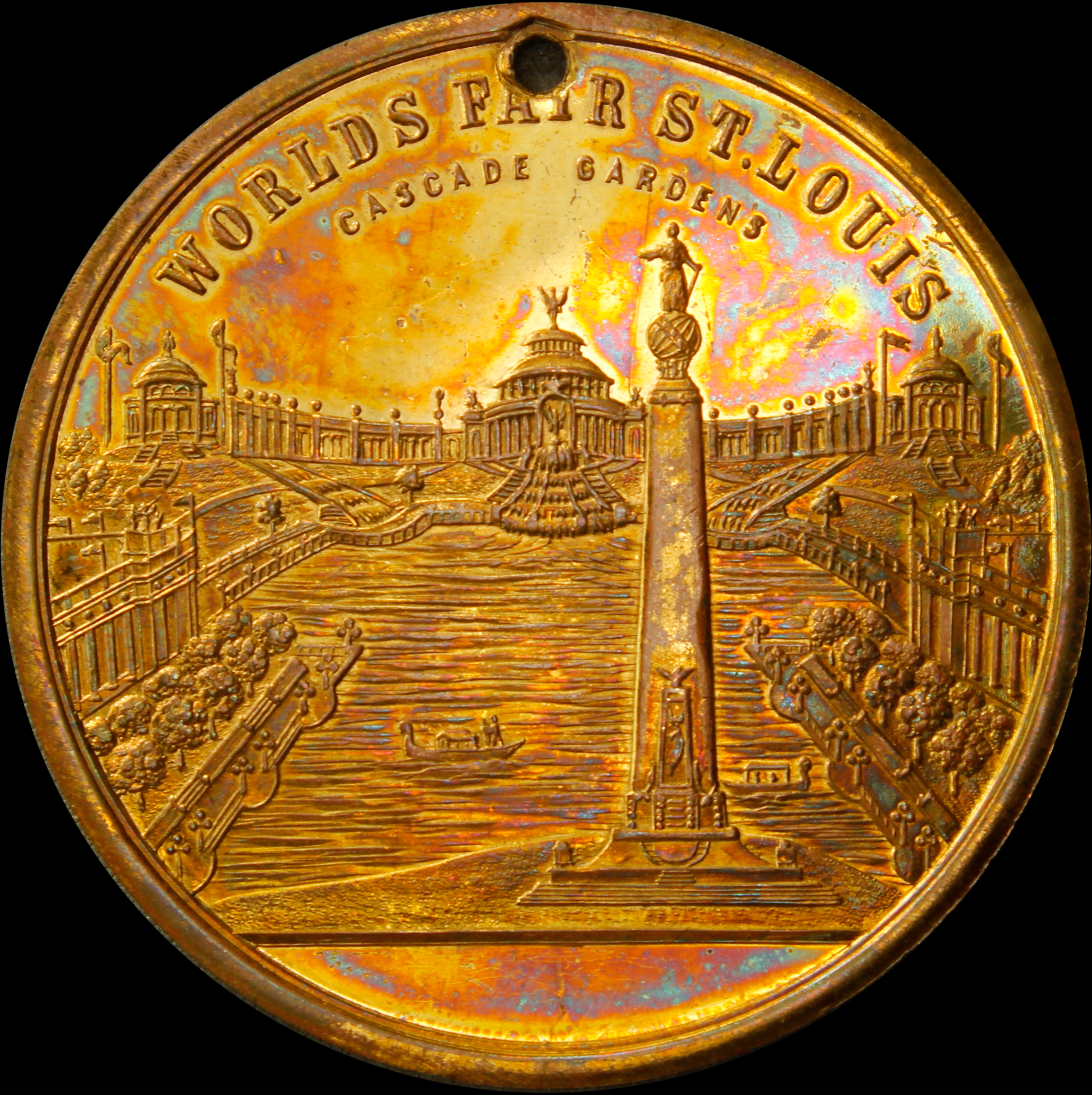 HK-313A 1904 Louisiana Purchase Uncle Sam SCD