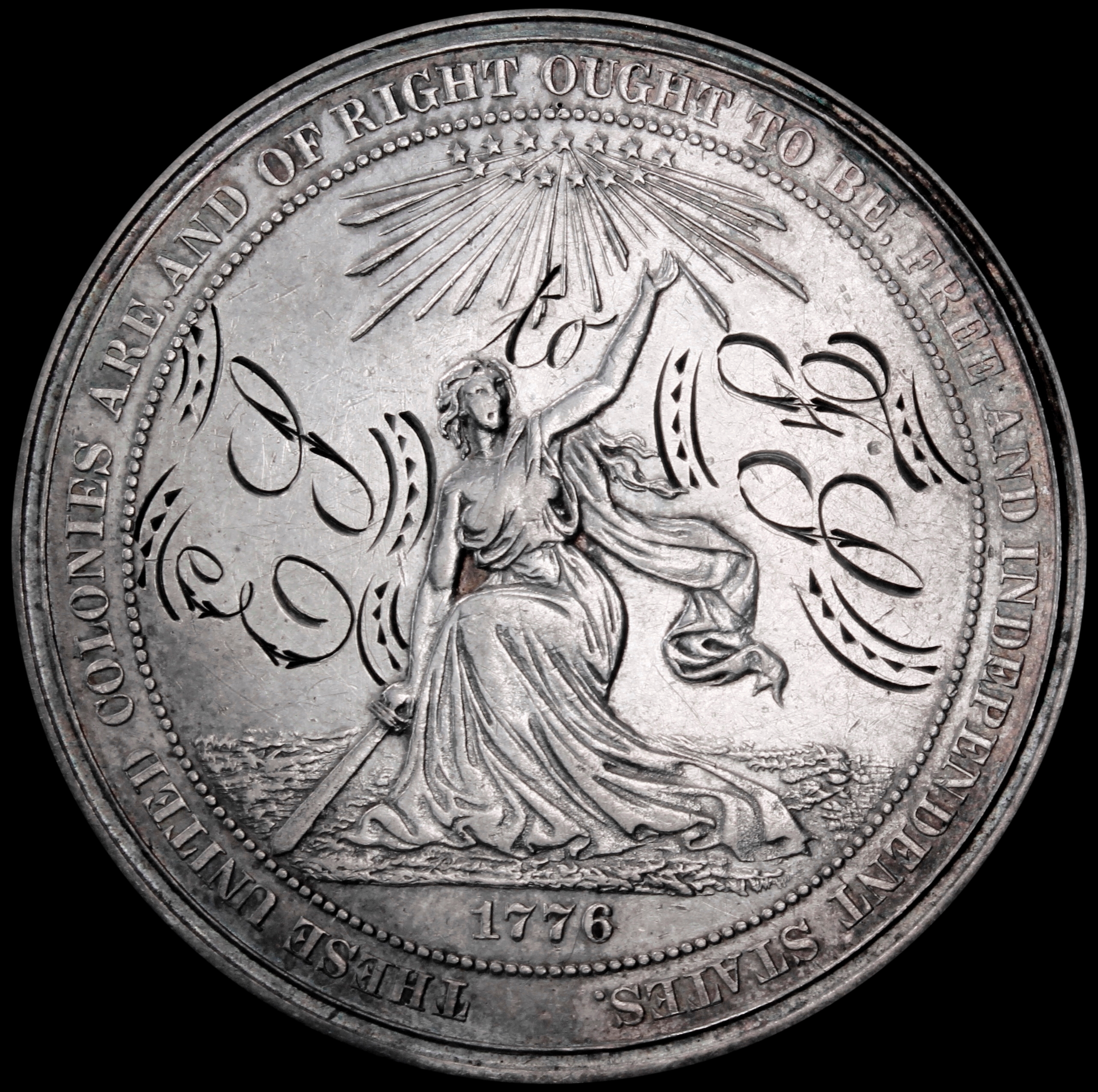 HK-20 1876 Centennial Exposition Official SCD – Silver Engraved