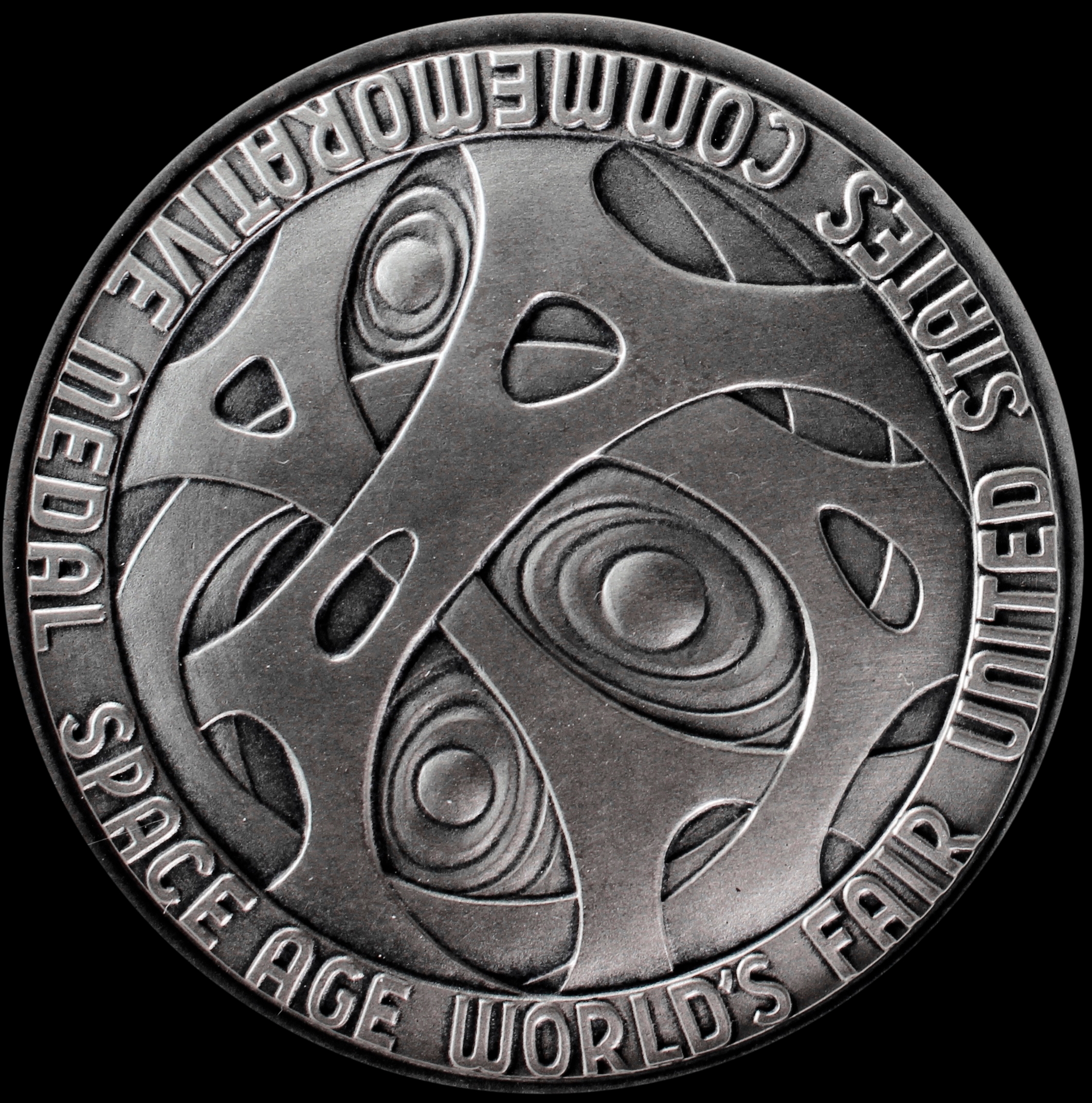 1962 Century 21 Exposition Official Antiqued Silver SCD – Large Variety