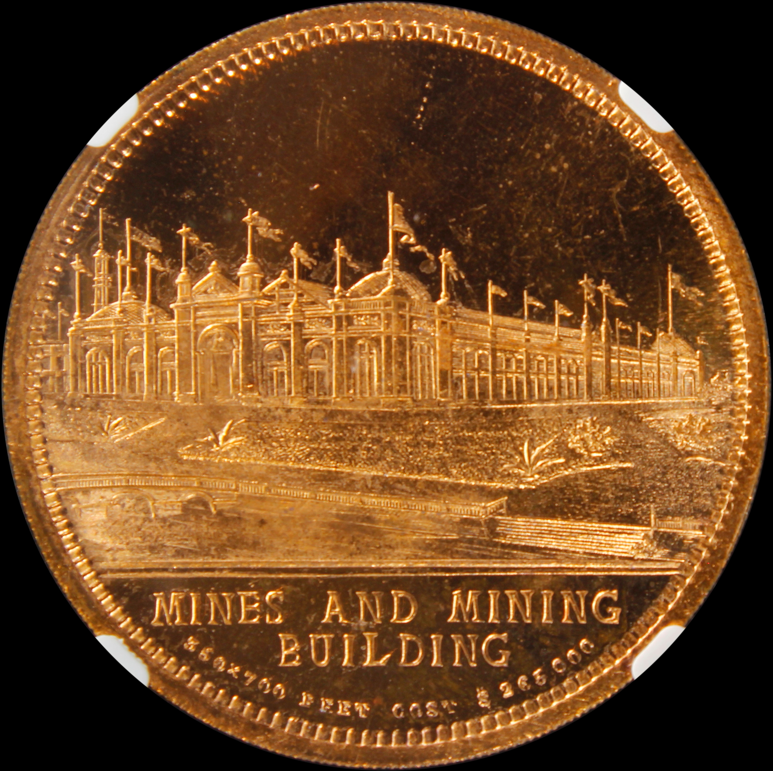 HK-183C 1893 Columbian Lauer U.S. Government & Mines and Mining Buildings SCD