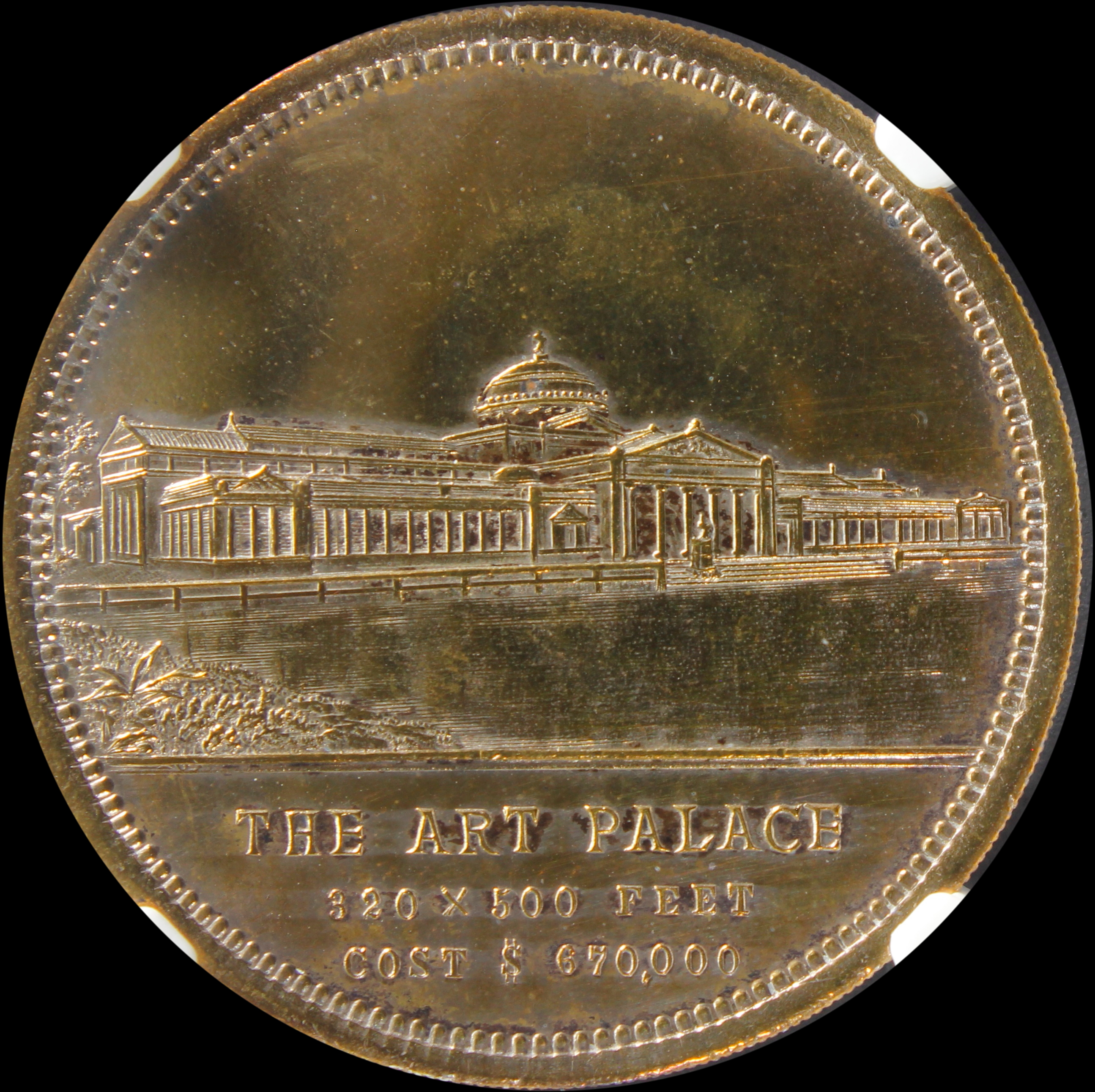 HK-185D 1893 Columbian Lauer Art Palace & Agricultural Building SCD