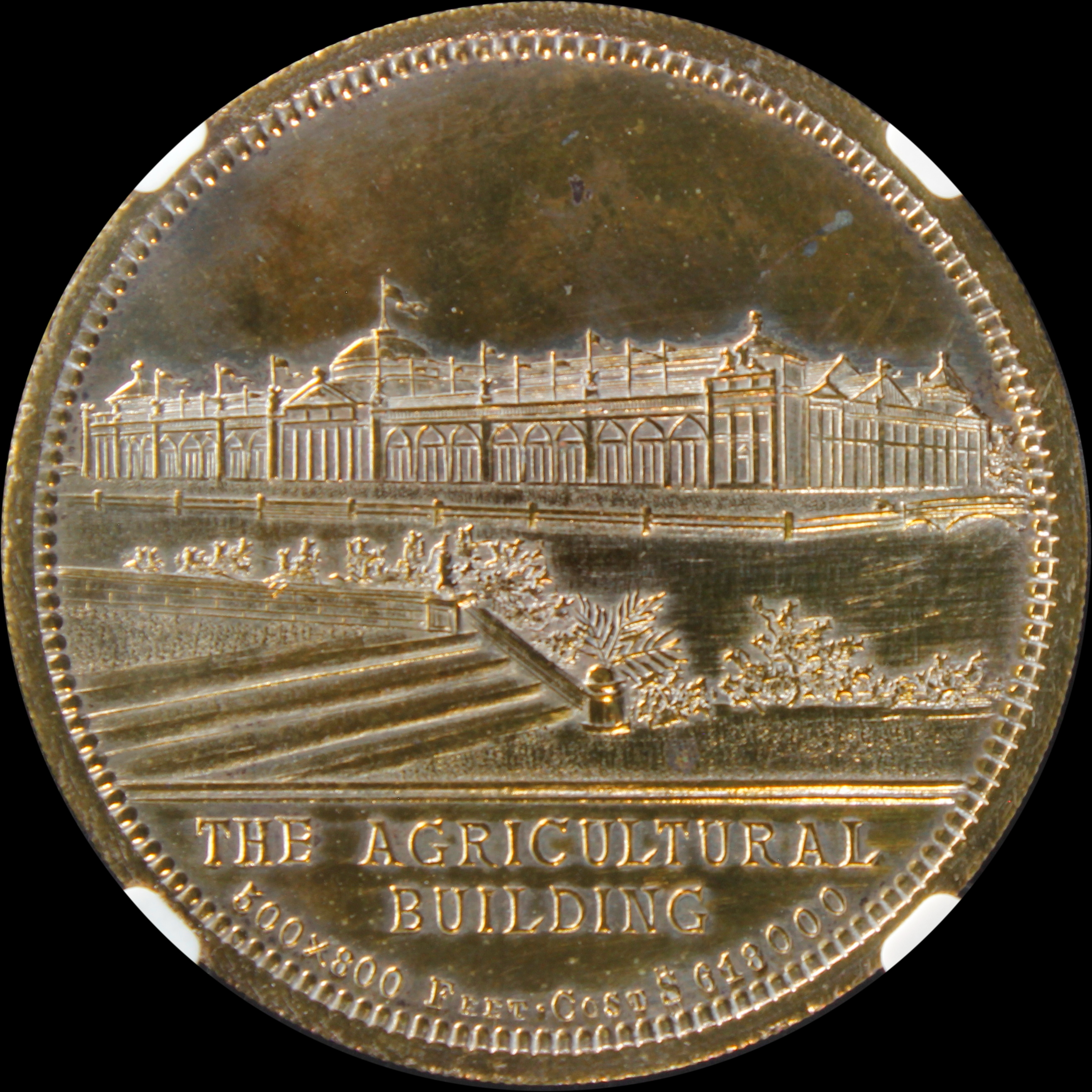 HK-185D 1893 Columbian Lauer Art Palace & Agricultural Building SCD
