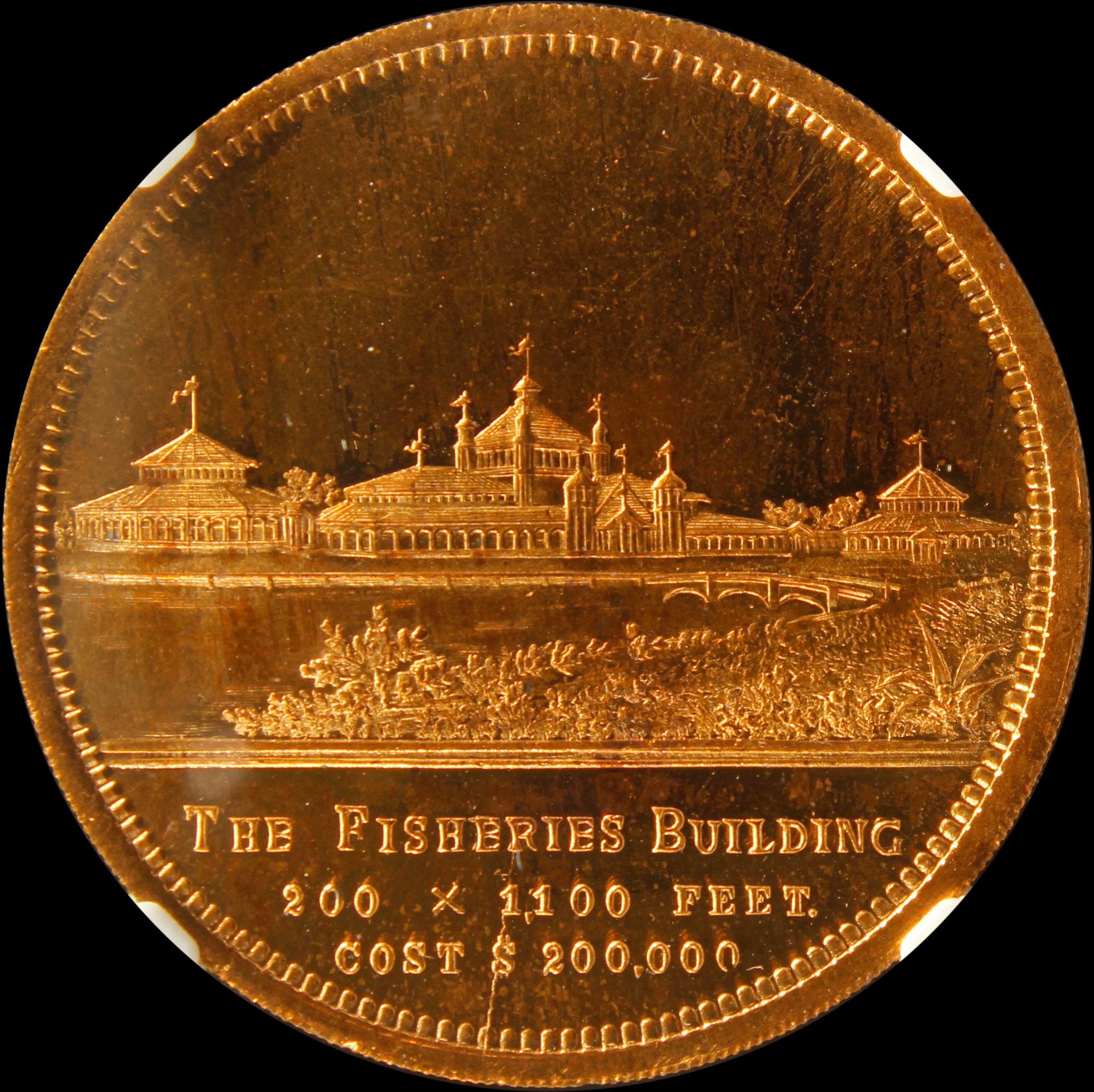 HK-194 1893 Columbian Lauer Fisheries Building SCD