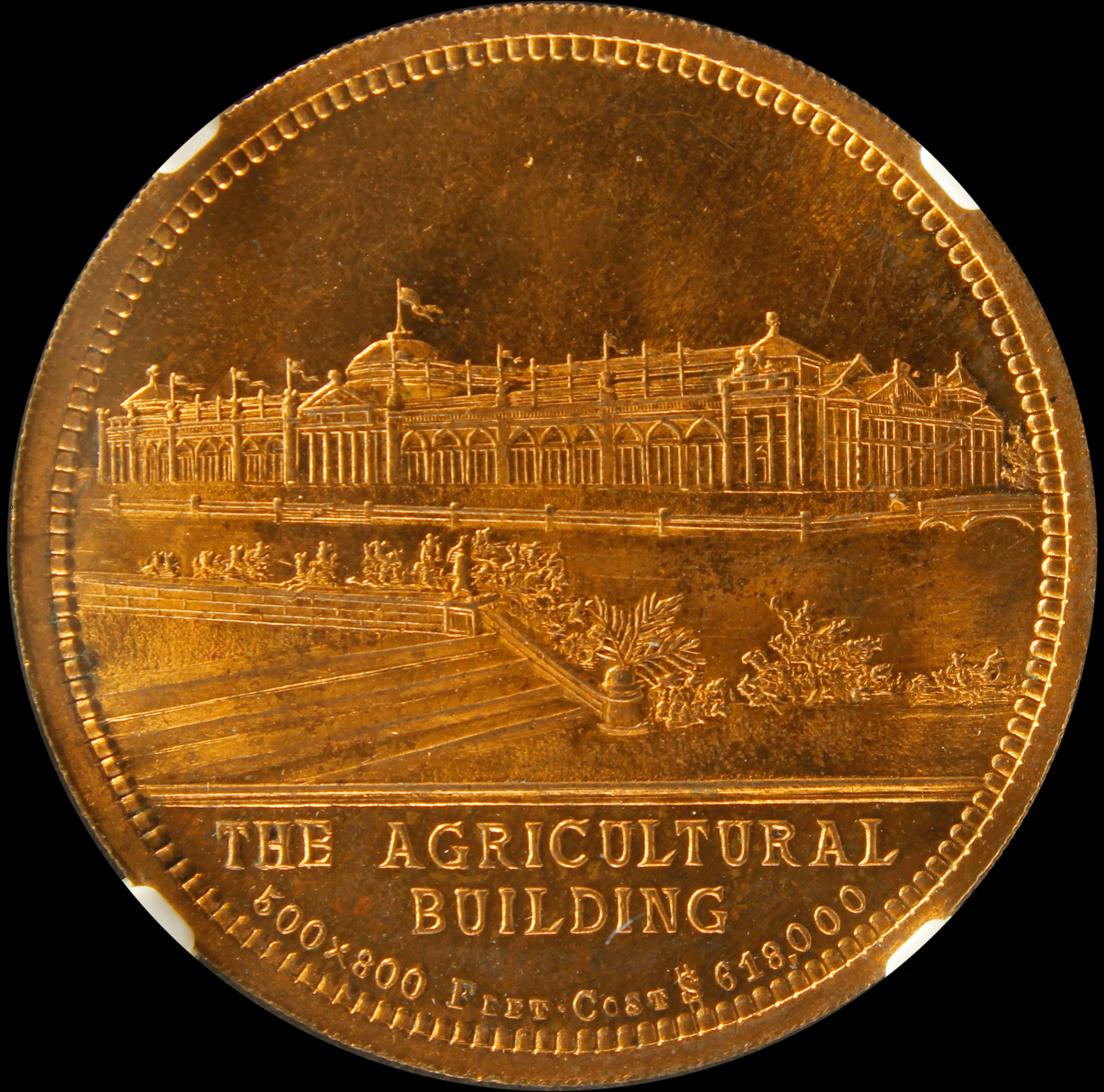 HK-196 1893 Columbian Lauer Agricultural Building SCD