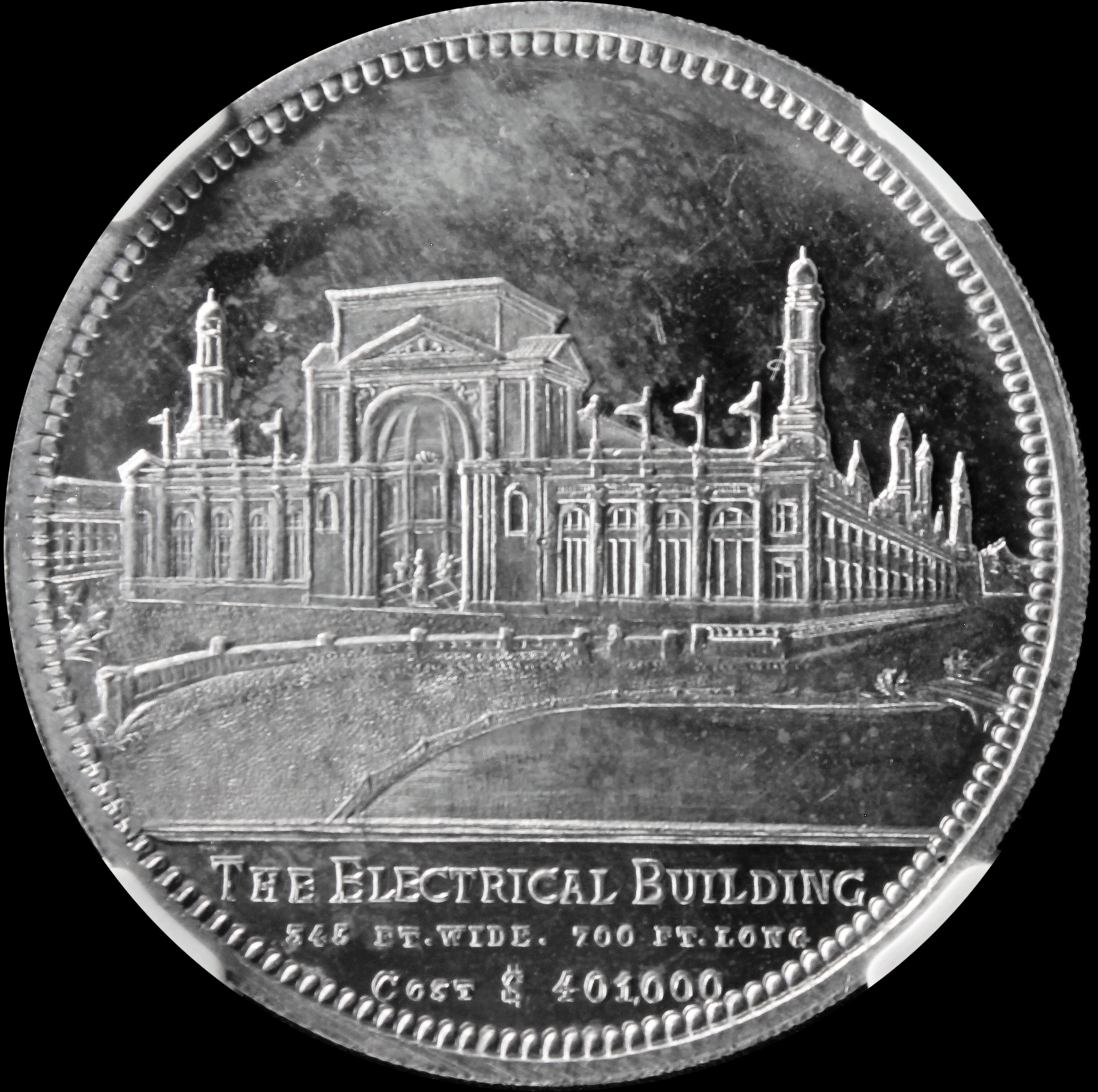 HK-203 1893 Columbian Lauer Electrical Building & Multiple Vignettes SCD