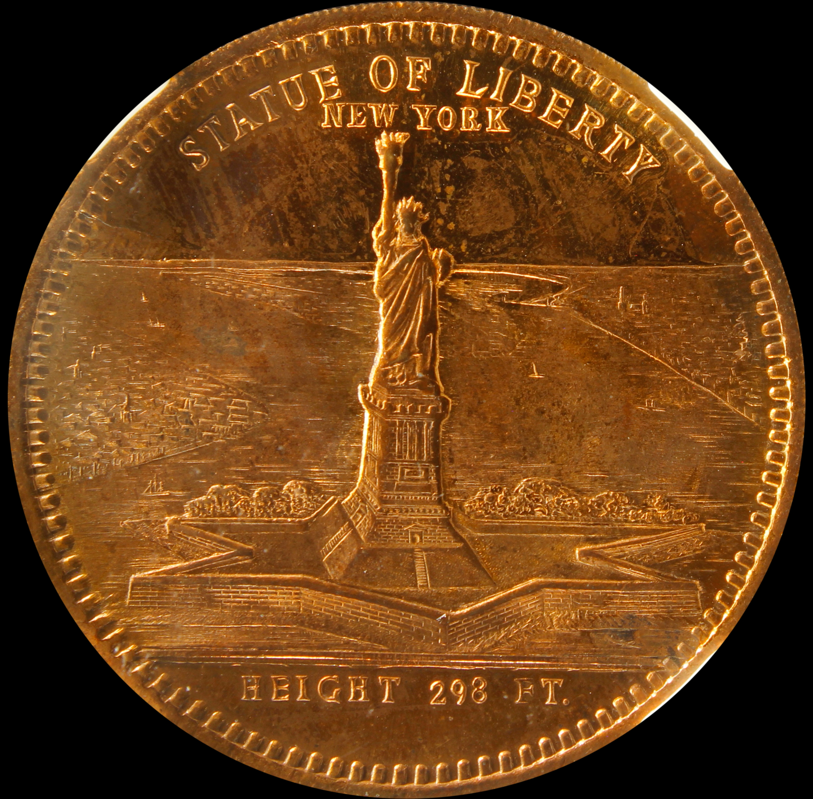 HK-207A 1893 Columbian Lauer Statue of Liberty SCD