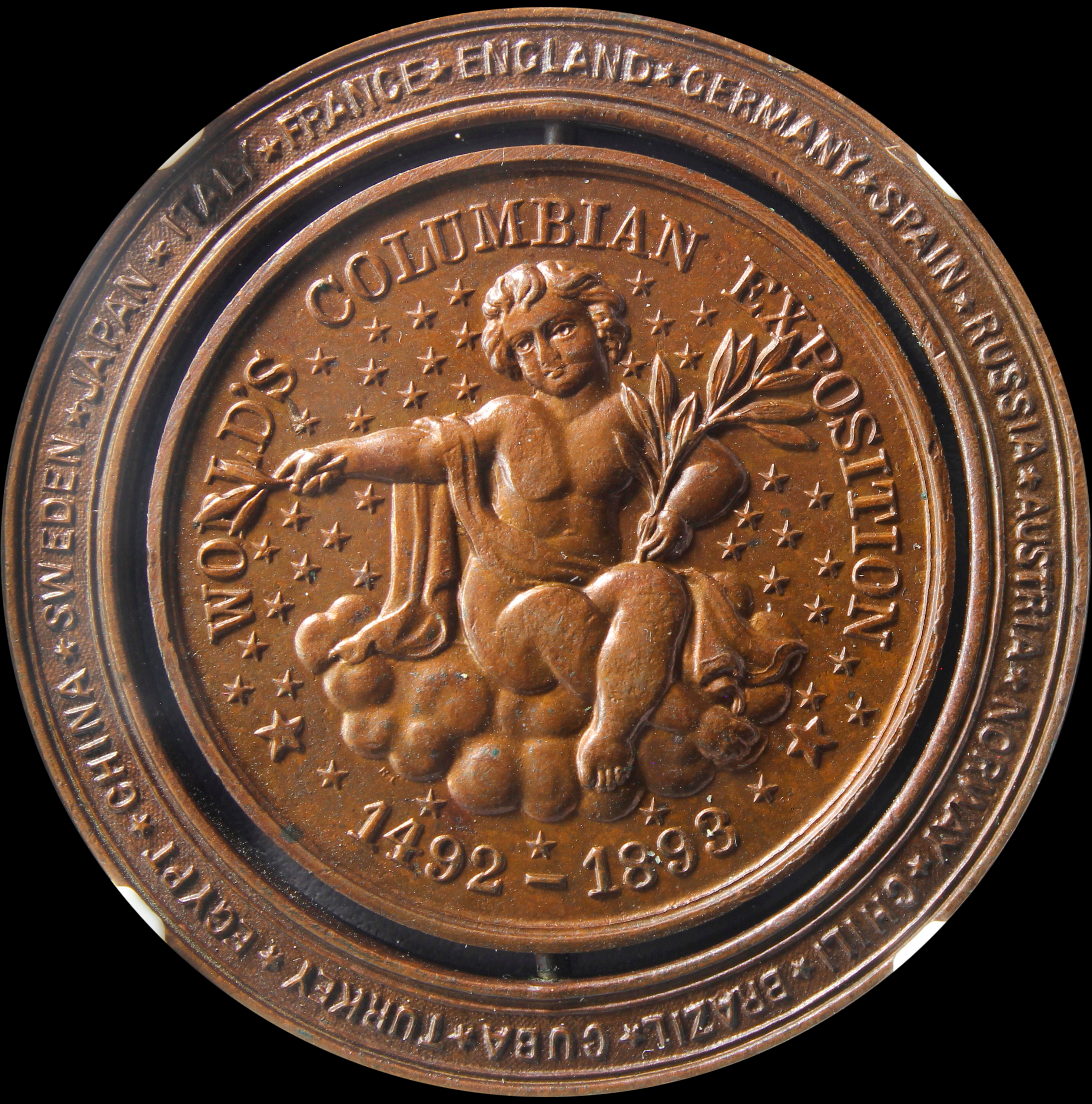 1893 Columbian Cherub on Cloud SCD