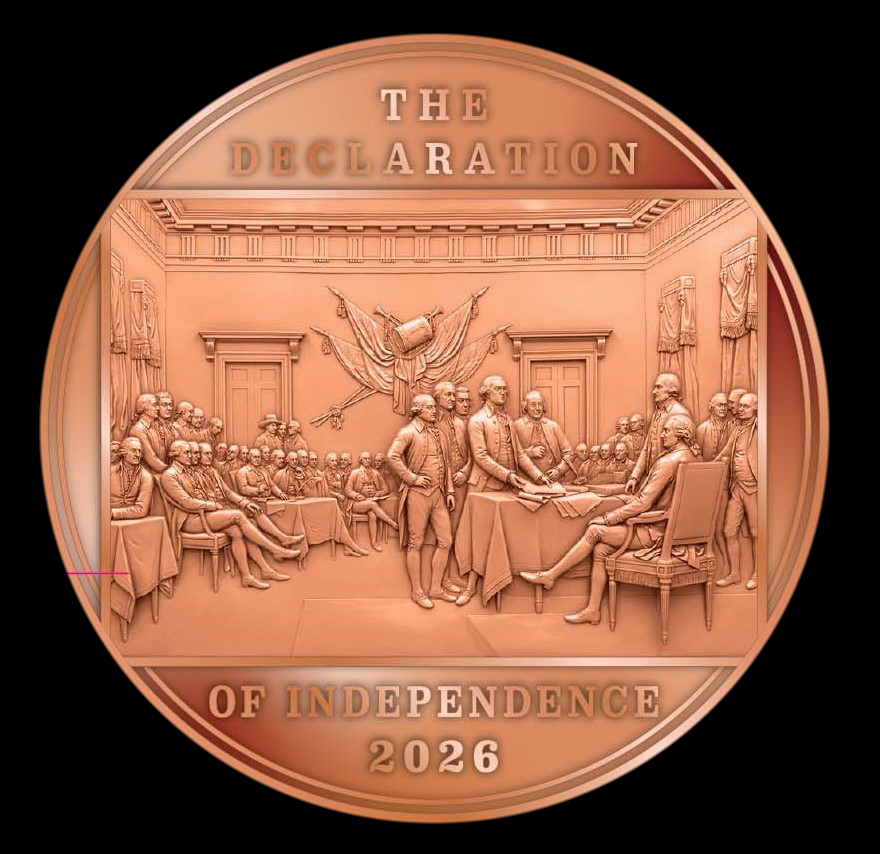 2026 Declaration of Independence Medal – Copper