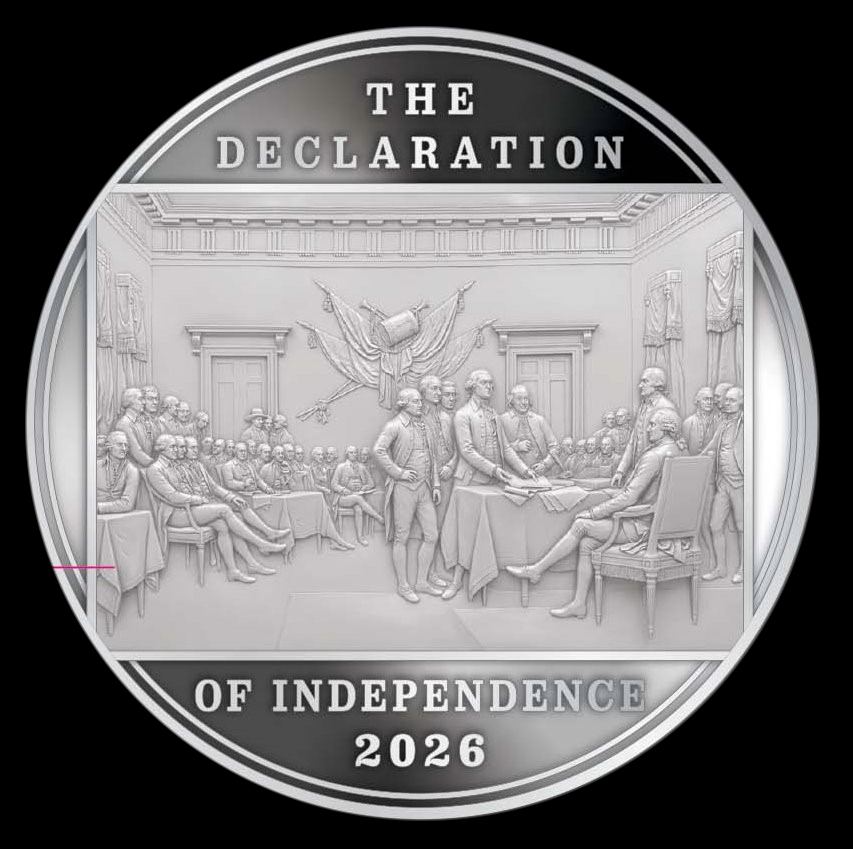 2026 Declaration of Independence Medal – Silver