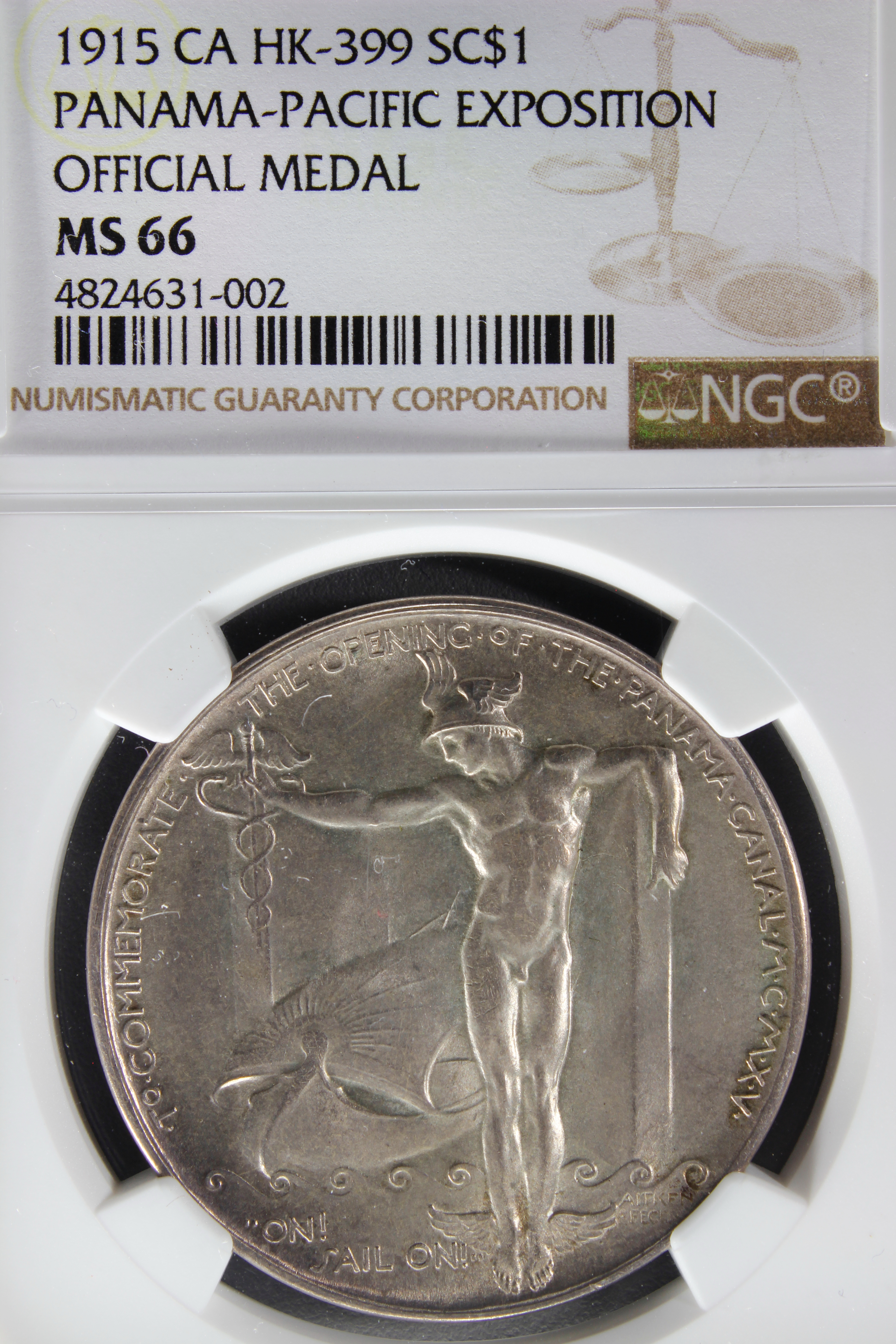 HK-399 1915 Panama Pacific International Exposition Official SCD
