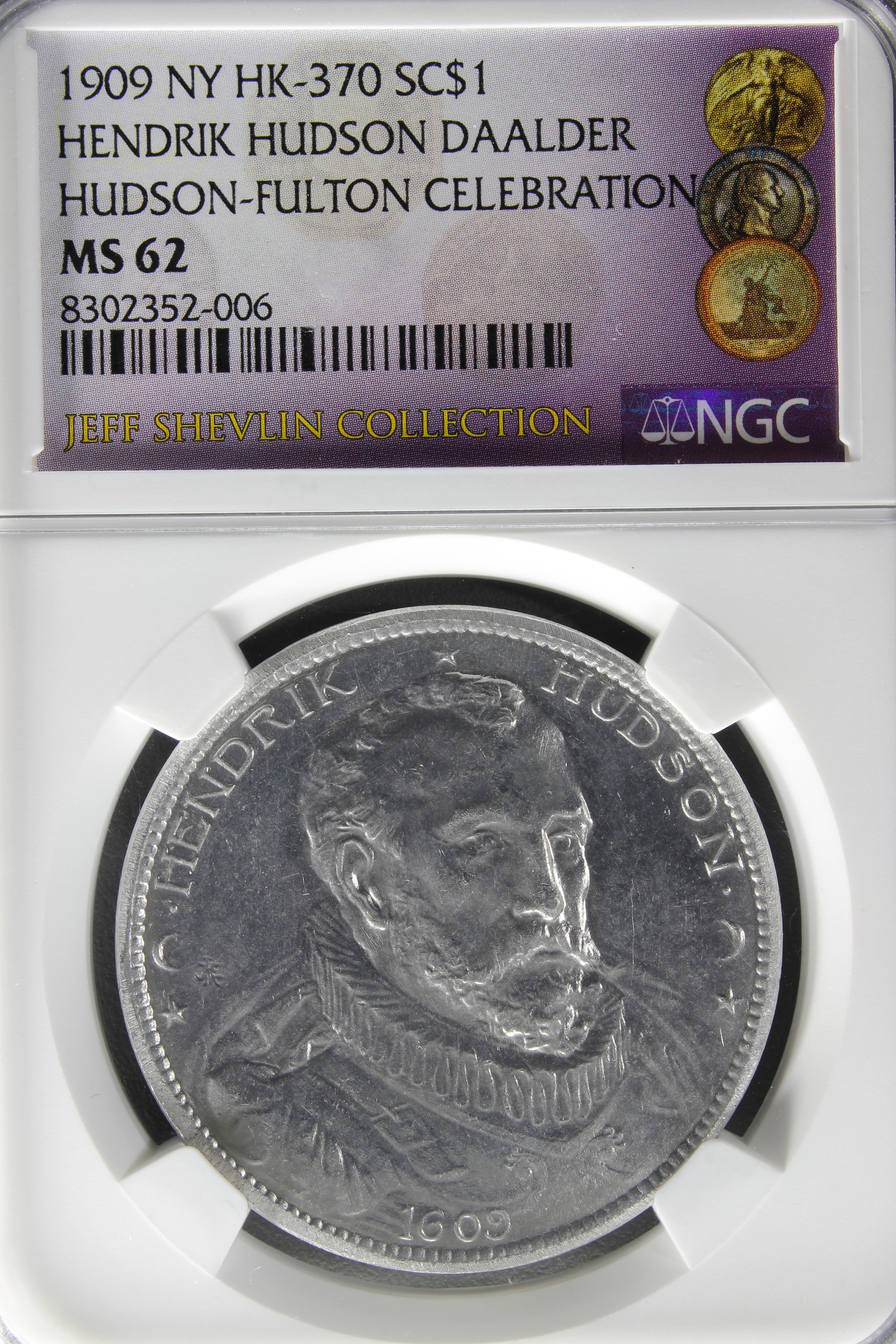 HK-370 1909 Hendrik Hudson Daalder Large Aluminum SCD