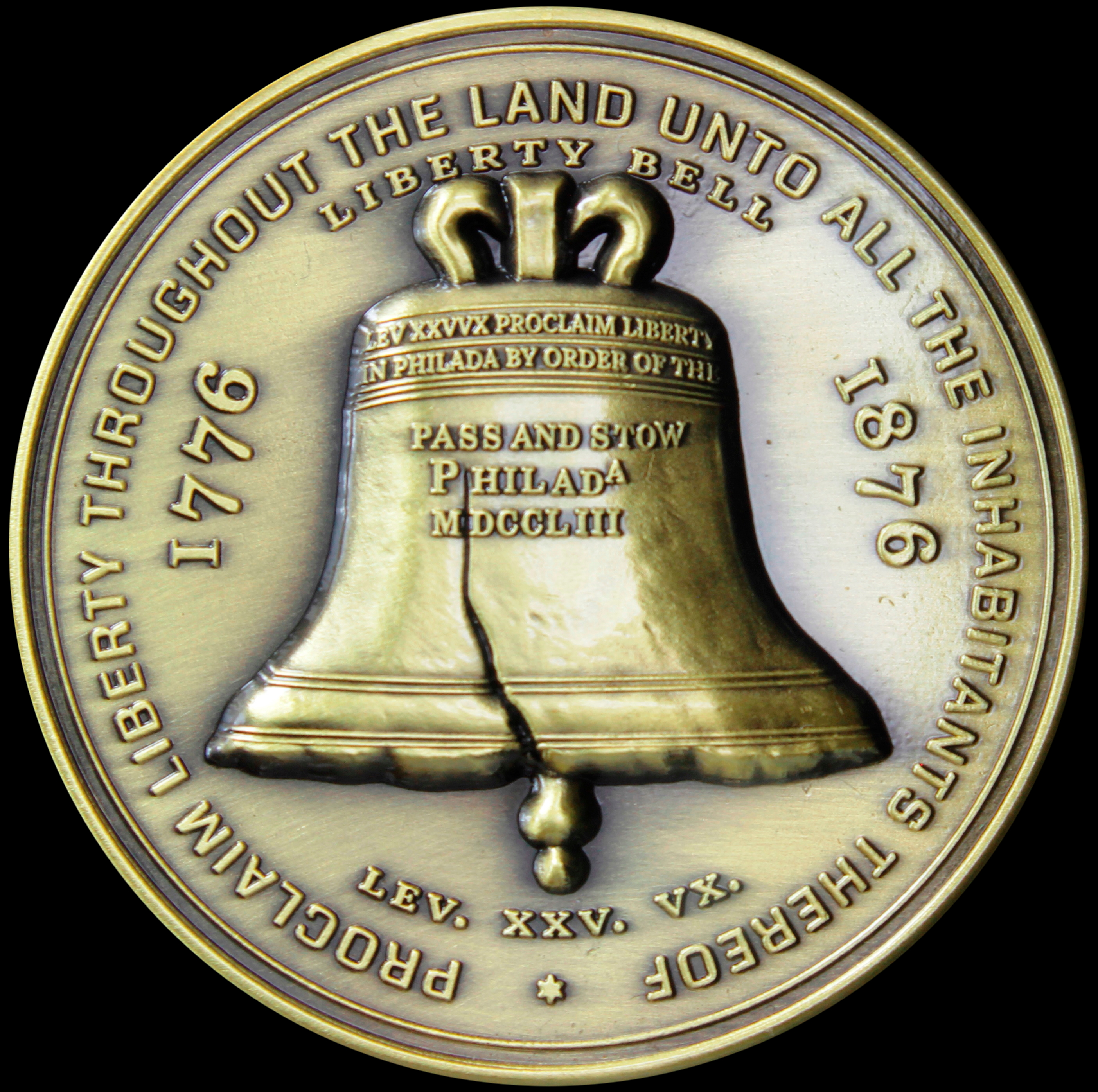 2026 Declaration of Independence Medal – Brass Antiqued