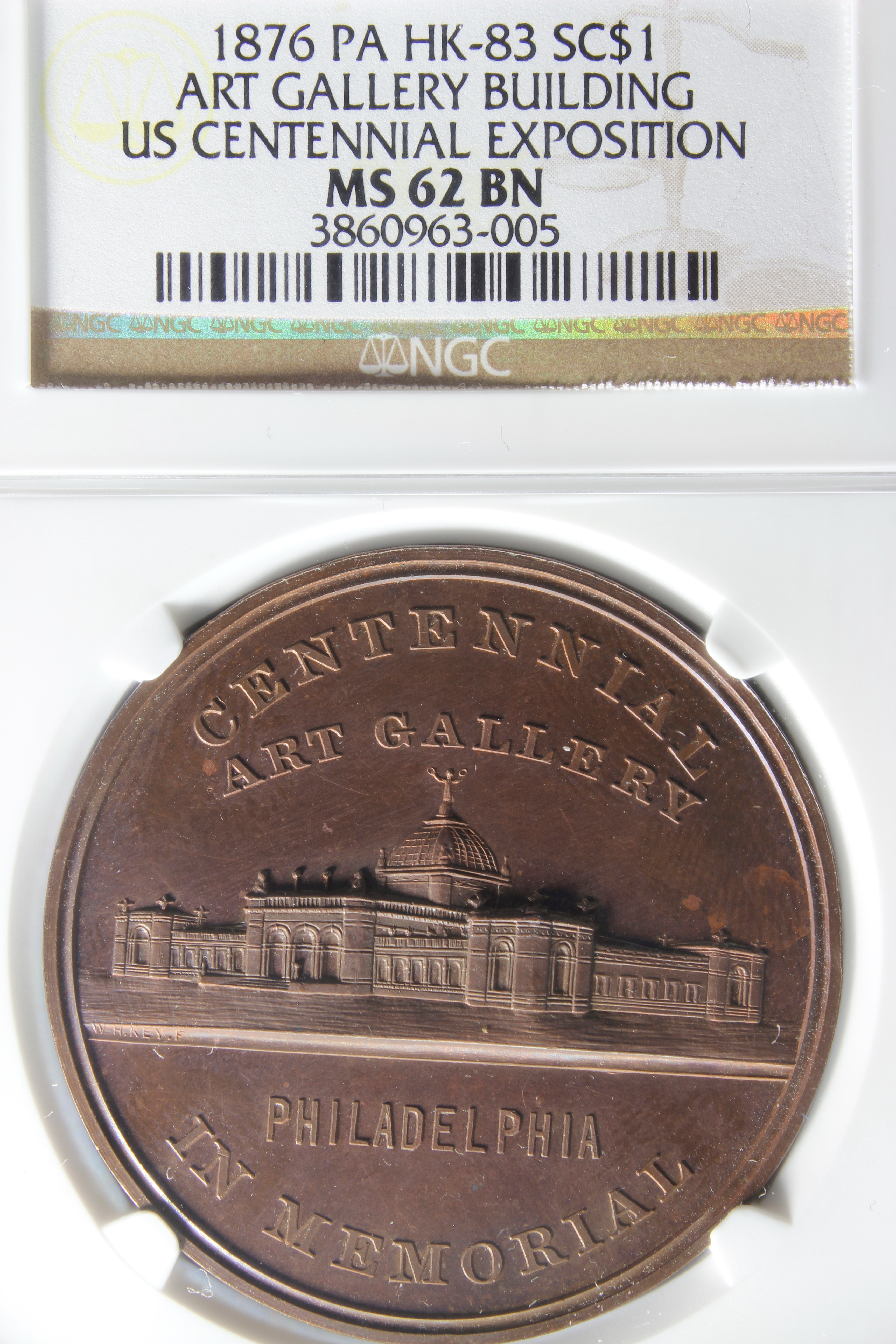 HK-83 1876 Centennial Art Gallery / Free People SCD – Copper Variety