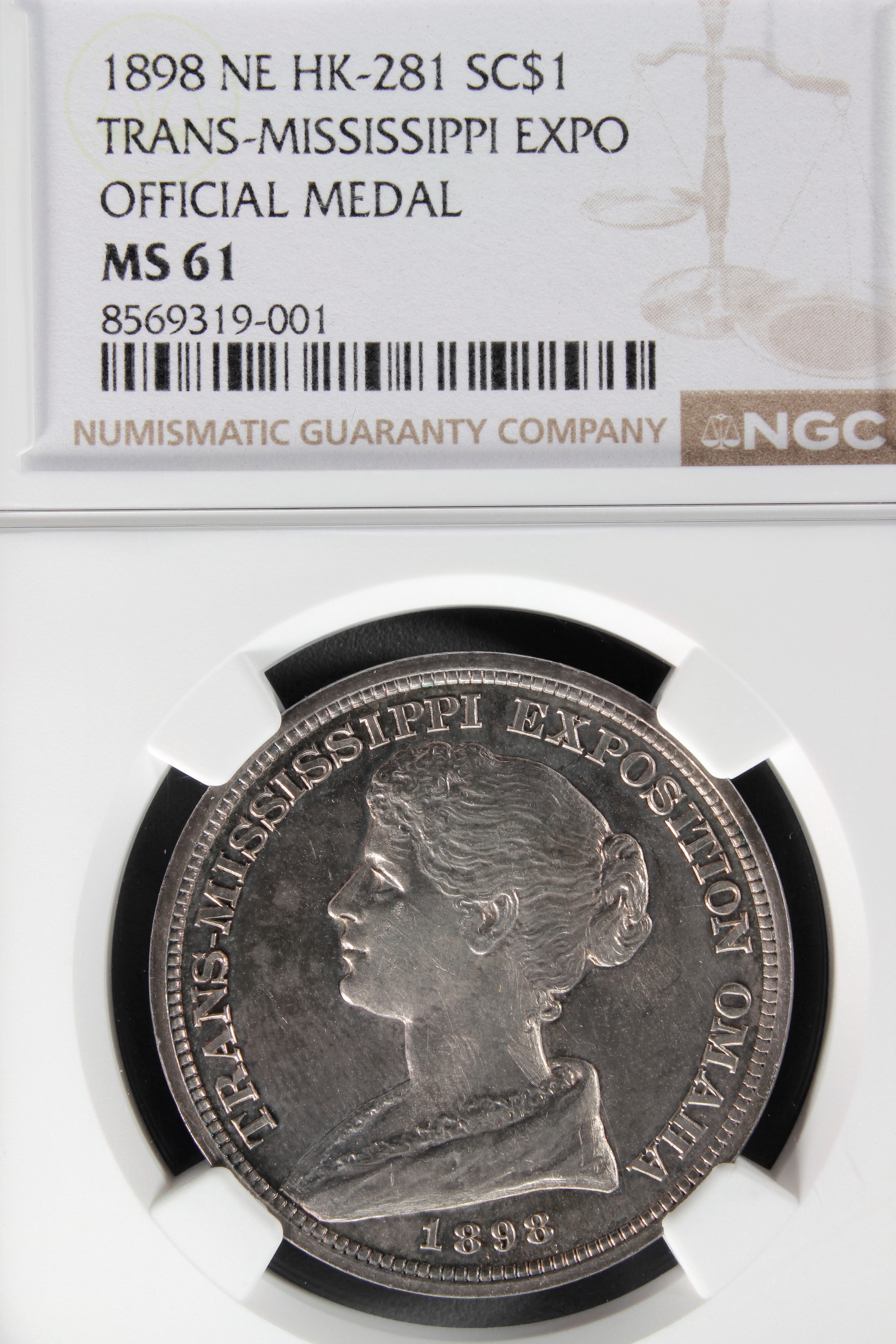 HK-281 1898 Trans-Mississippi and International Exposition Official SCD