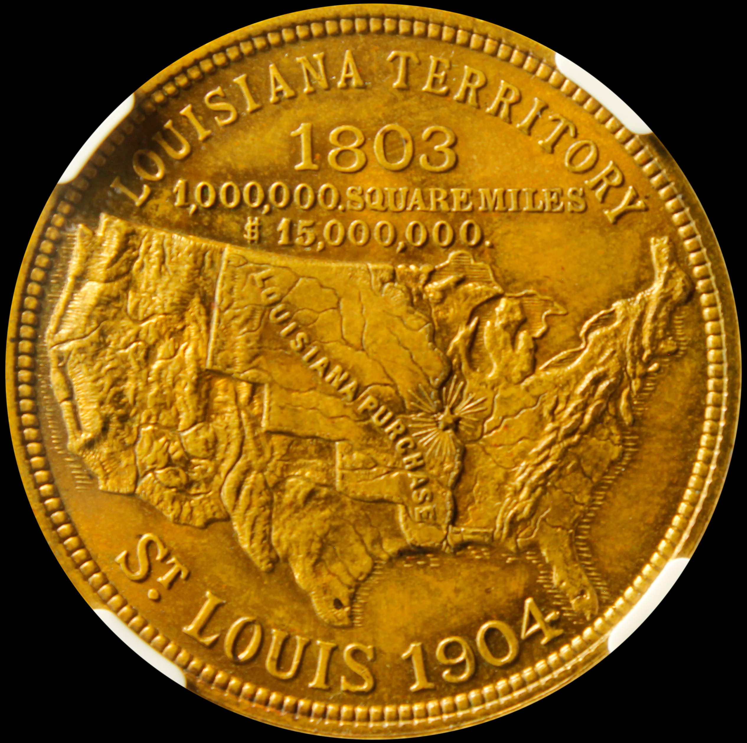 HK-303 1904 Louisiana Purchase Exposition Bronze Official SCD