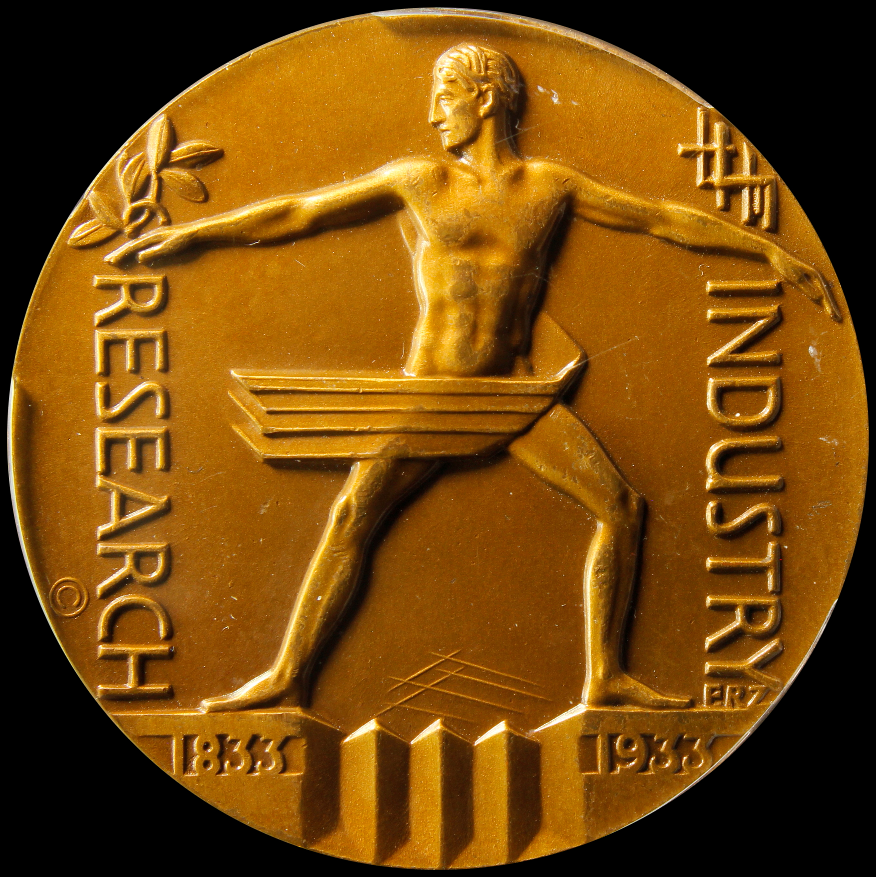 HK-463 1933 Century of Progress Exposition Official “Antiqued Bronze” SCD