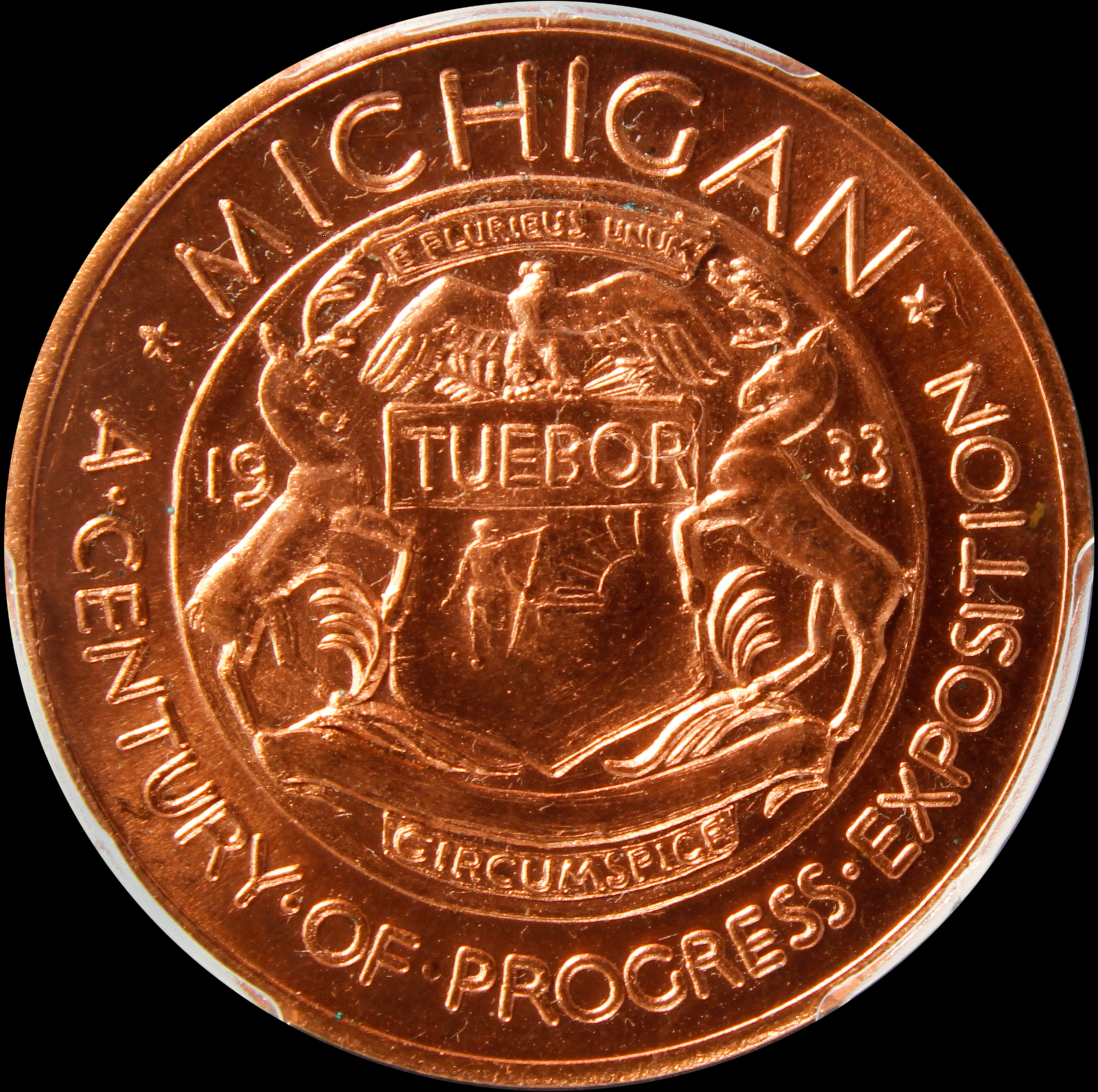 HK-473 1933 Century of Progress Michigan State SCD