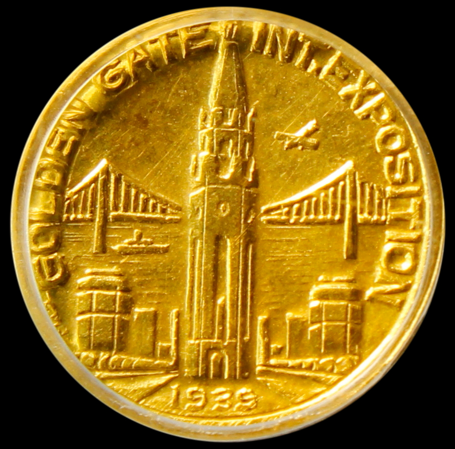 HK-488 1939 Golden Gate International Exposition Charbneau SCD – GOLD J3