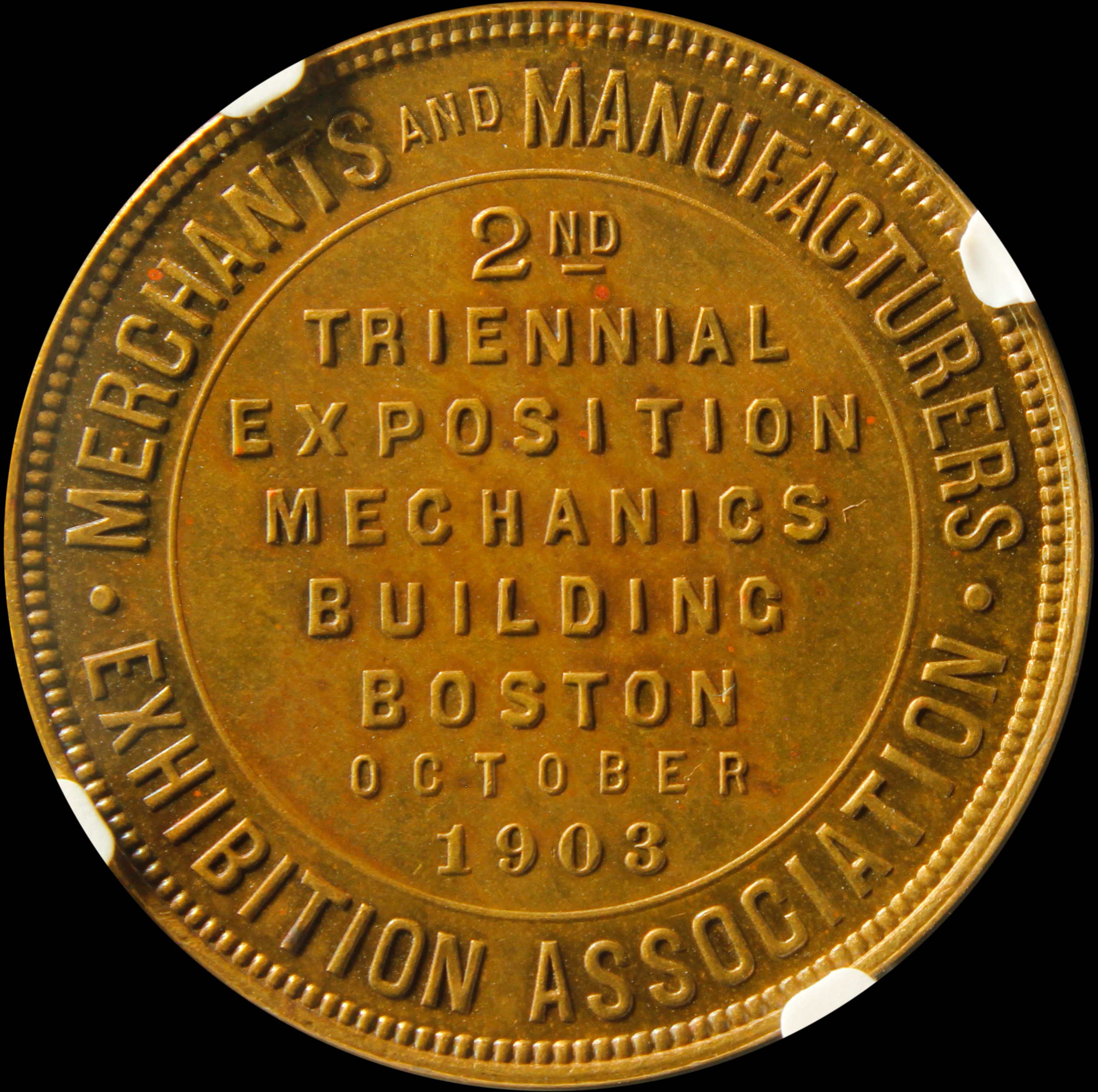 HK-651 1903 Boston Merchants & Manufactures Exhibition SCD