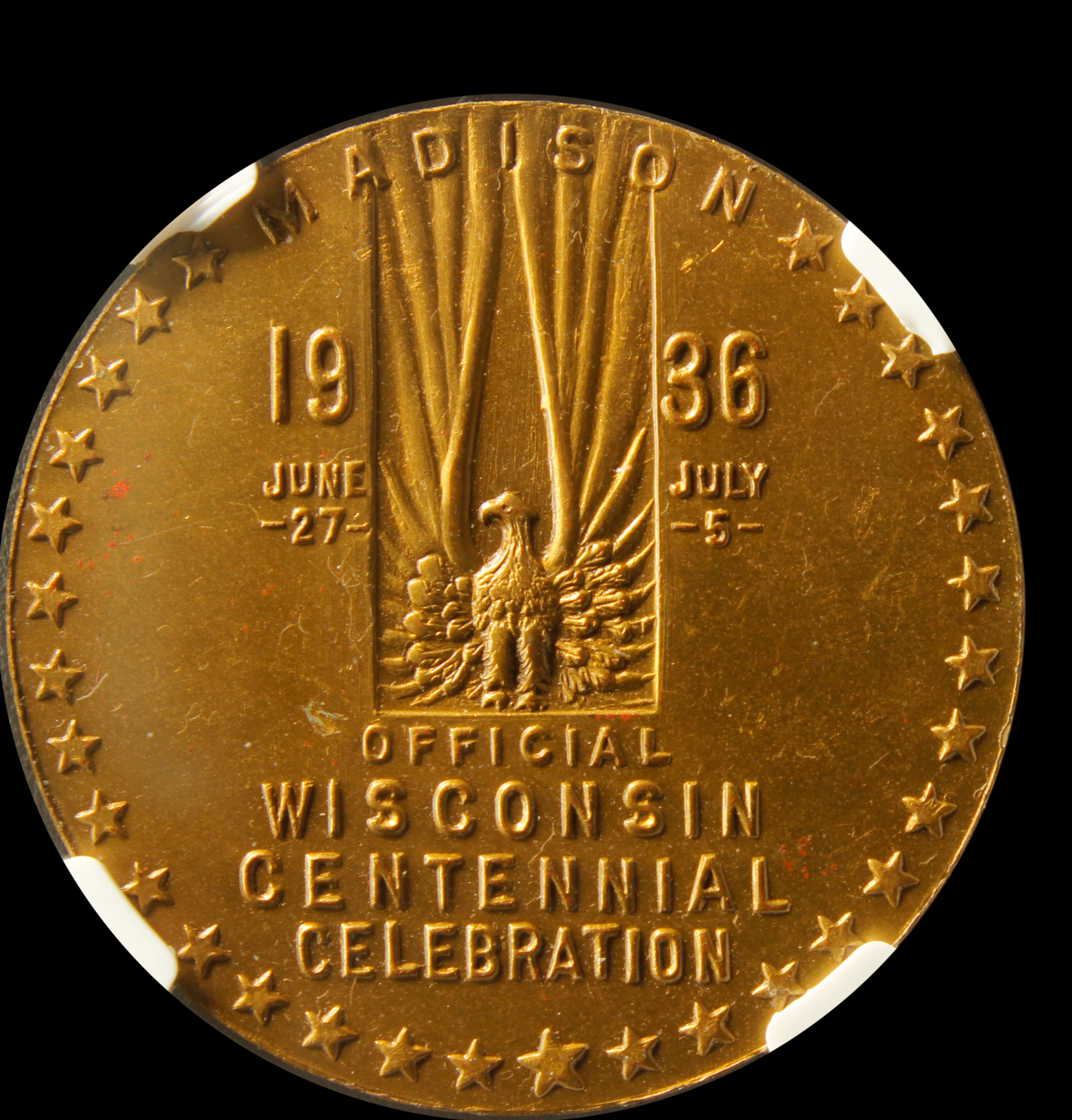 HK-696 1936 Wisconsin Territory Centennial SCD