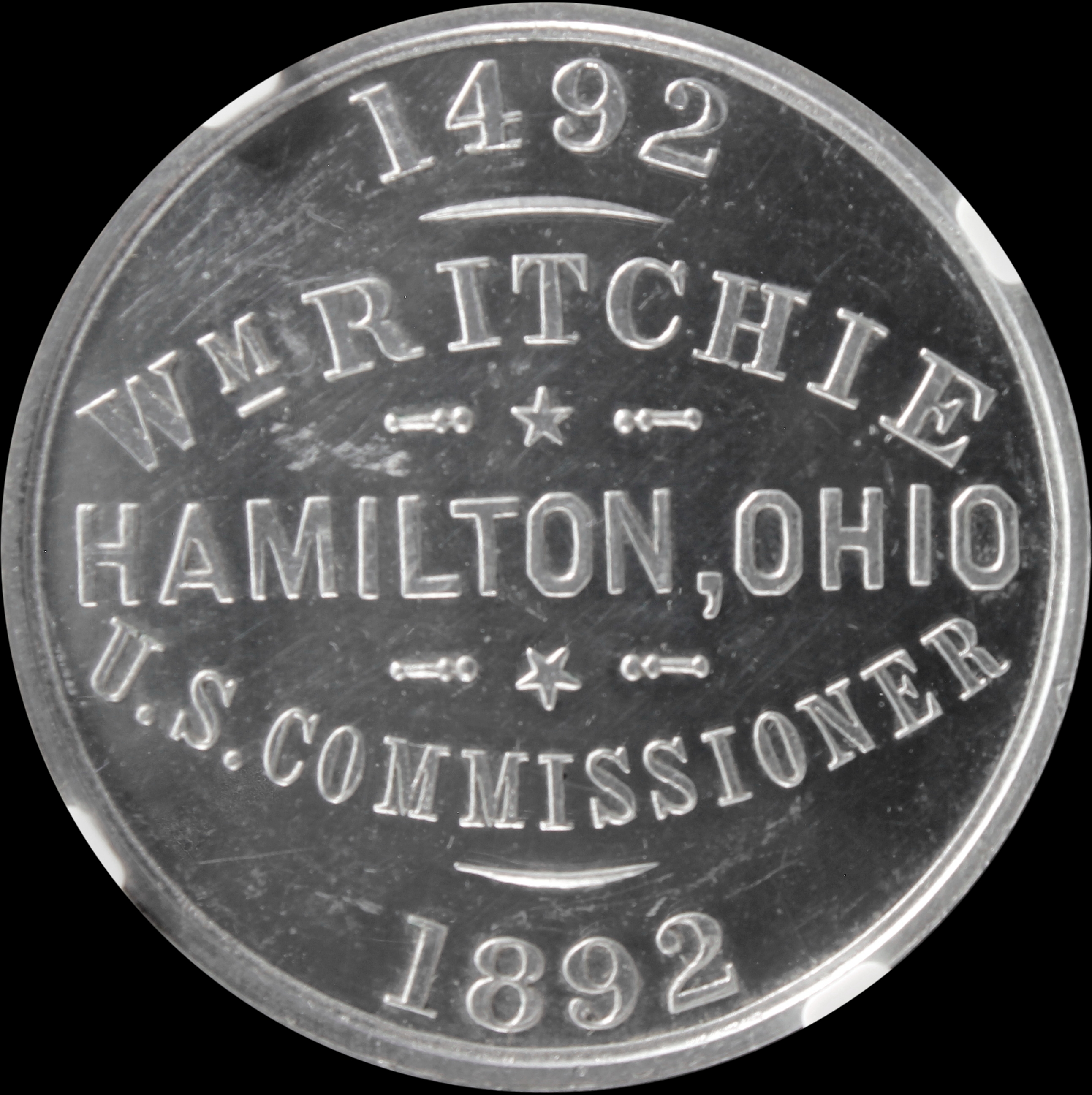 HK-218 1893 Columbian Murdock Ohio State Building Ritchie SCD
