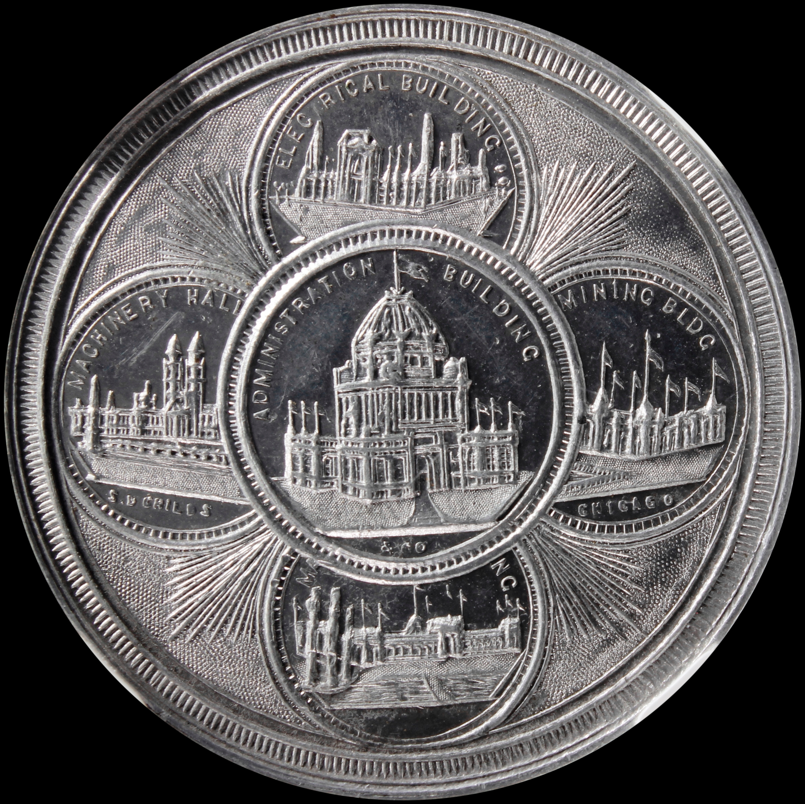HK-171 1893 Columbian Ferris Wheel / Five Edifices SCD