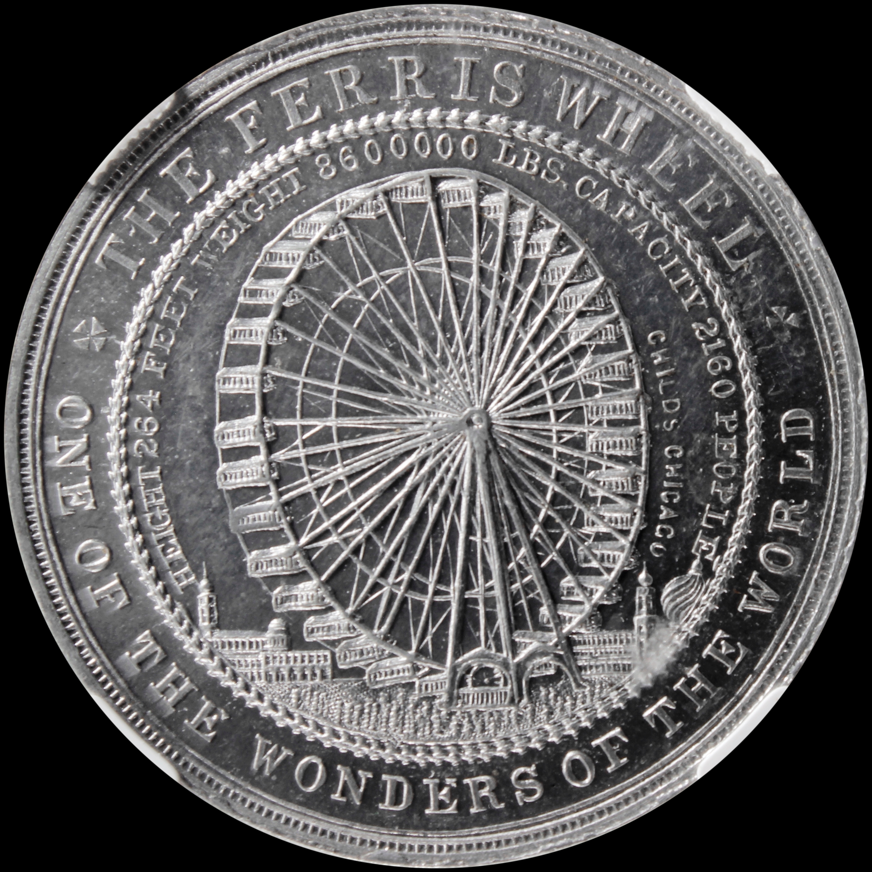 HK-171 1893 Columbian Ferris Wheel / Five Edifices SCD