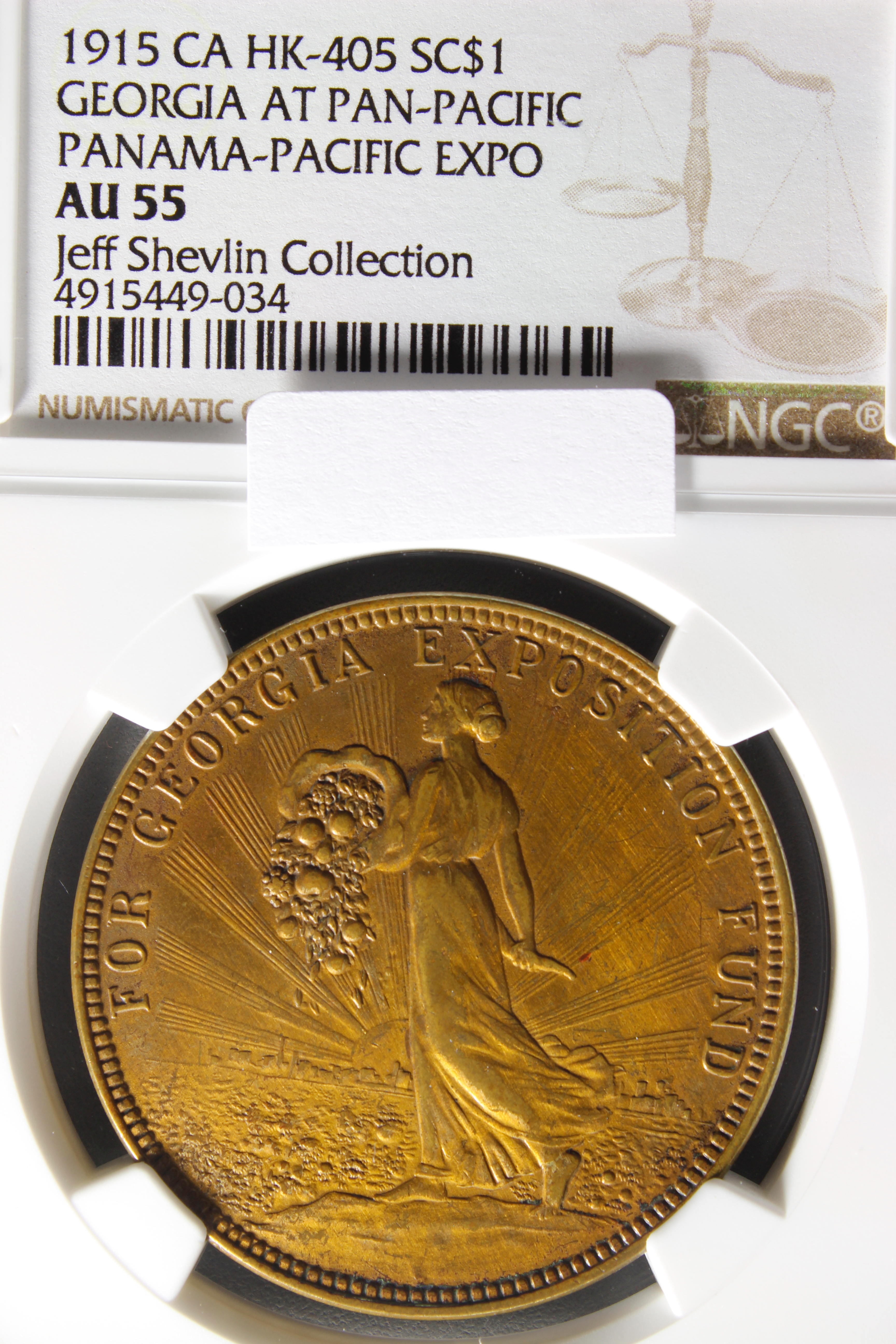 HK-405 1915 PPIE Georgia State SCD