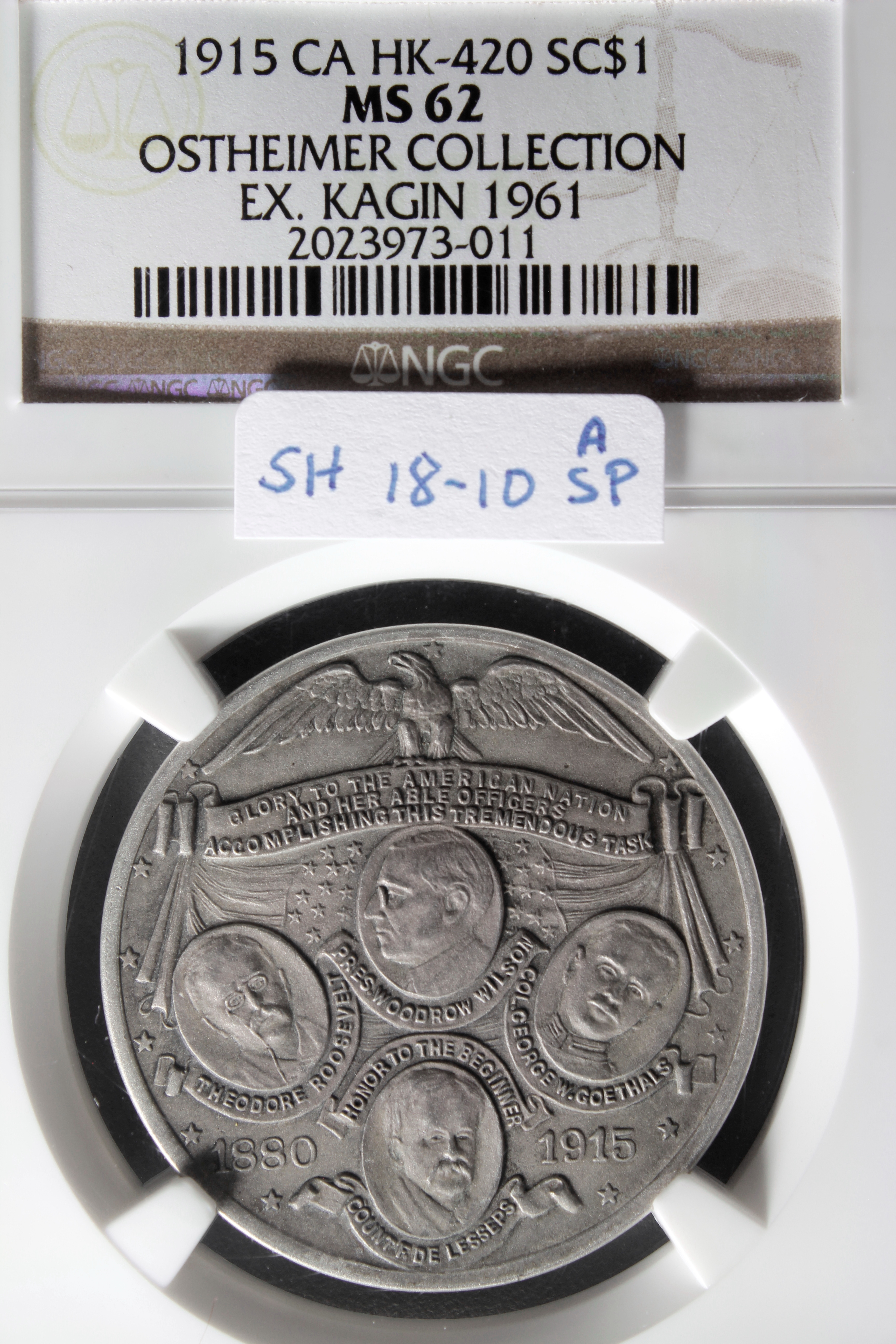 HK-420 1915 PPIE Glory to America SCD