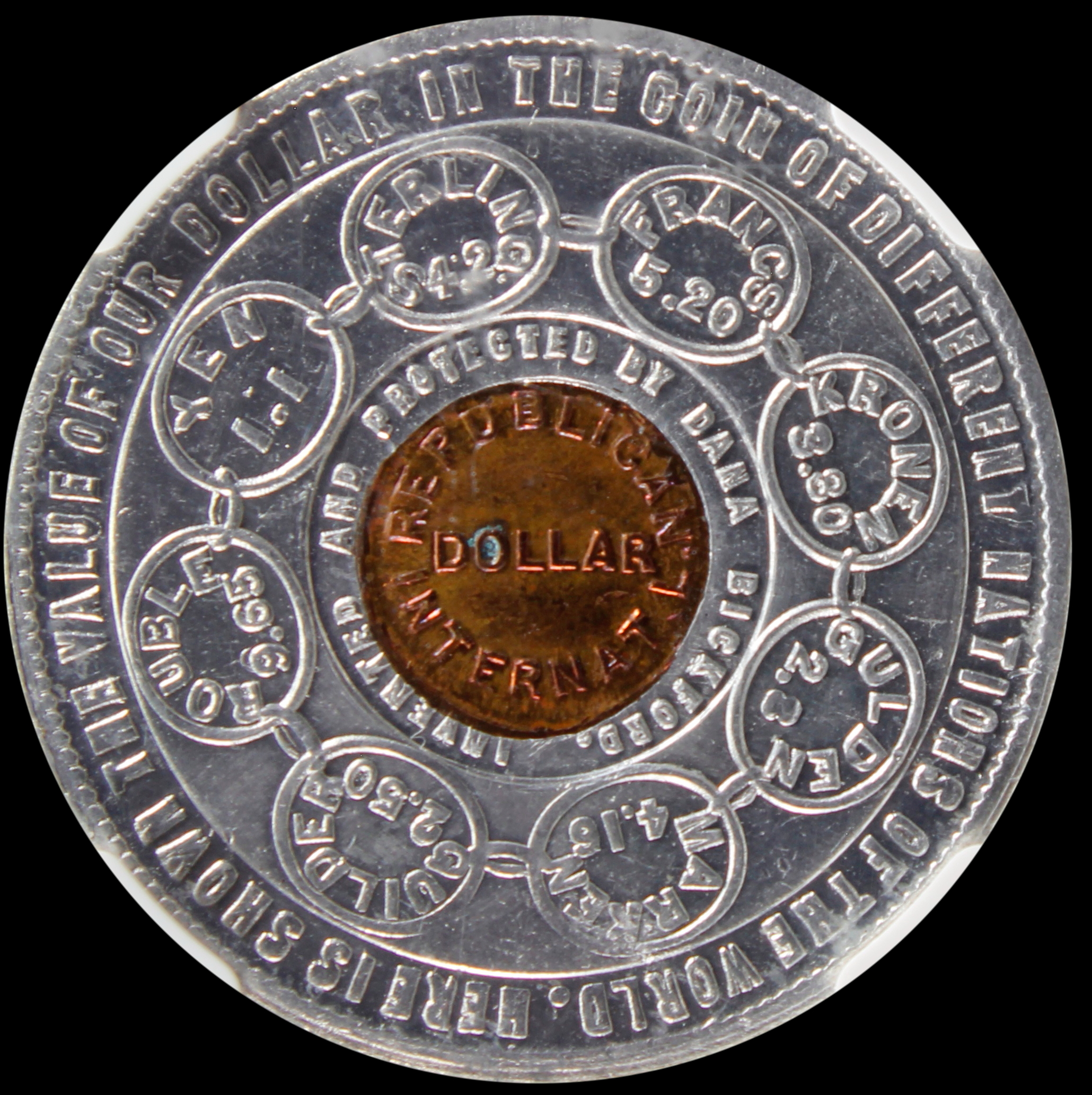HK-834 1897 Bickford Dollar SCD