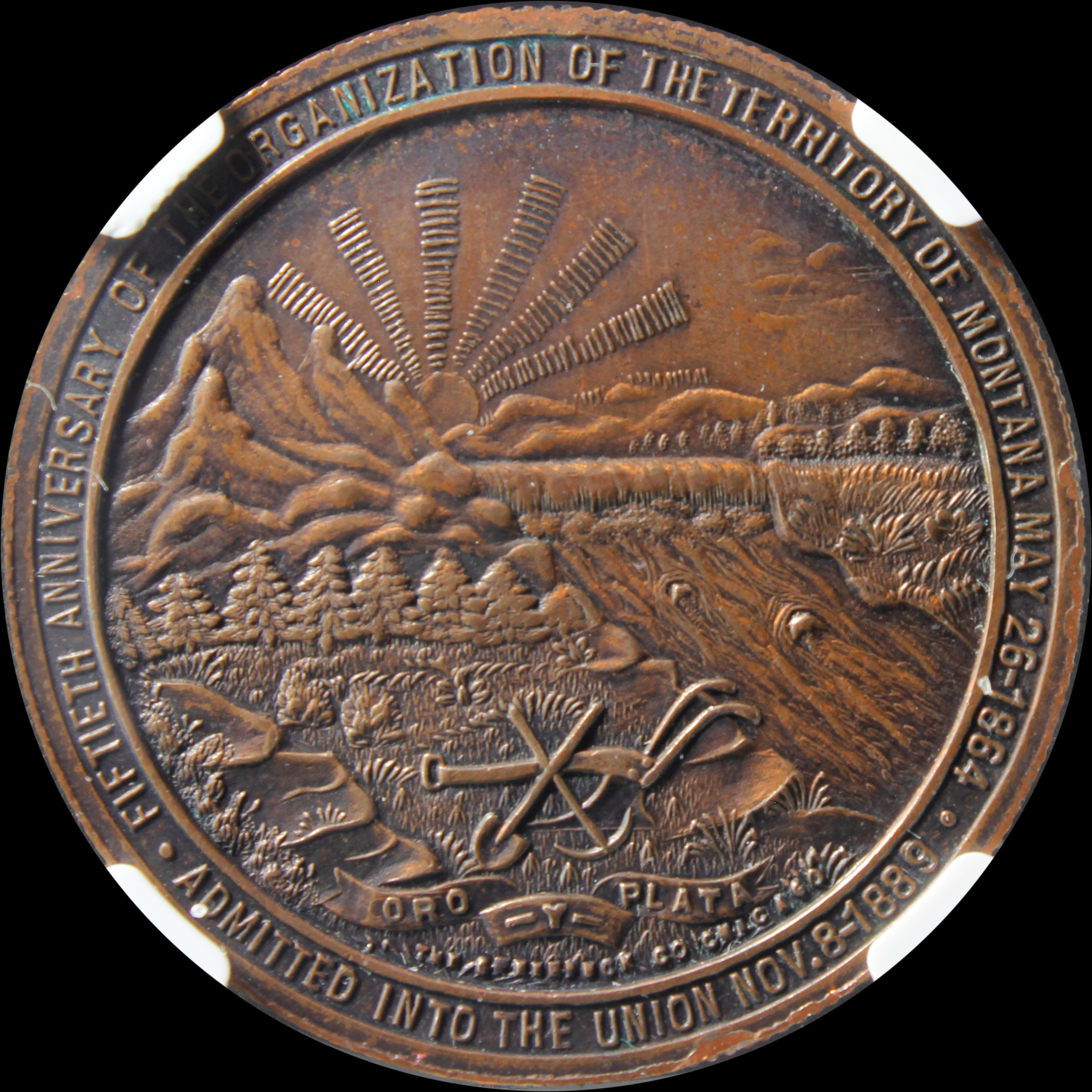 HK-662 1914 Montana 25th Anniversary of Statehood SCD