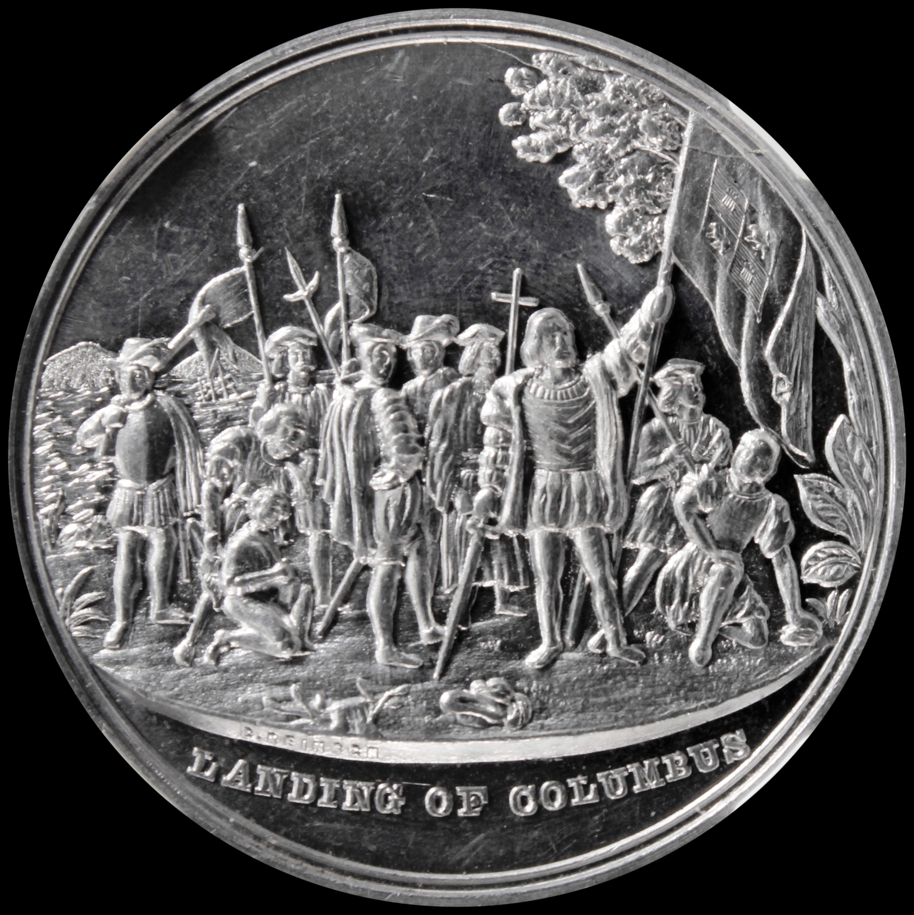 HK-158 1892 Columbian Childs Landing of Columbus / Discovery of America Legend SCD