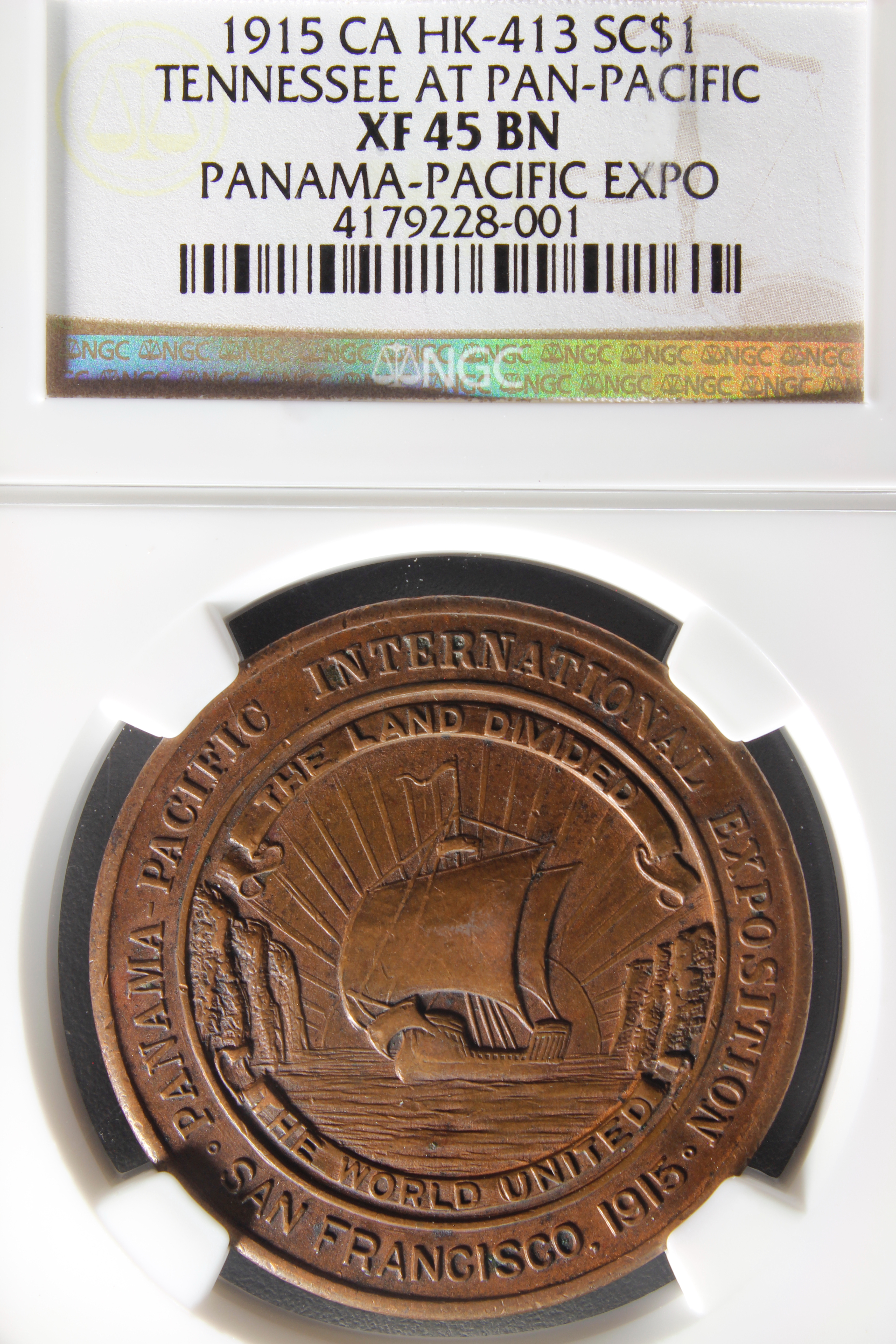HK-413 1915 Tennessee Fund Dollar SCD
