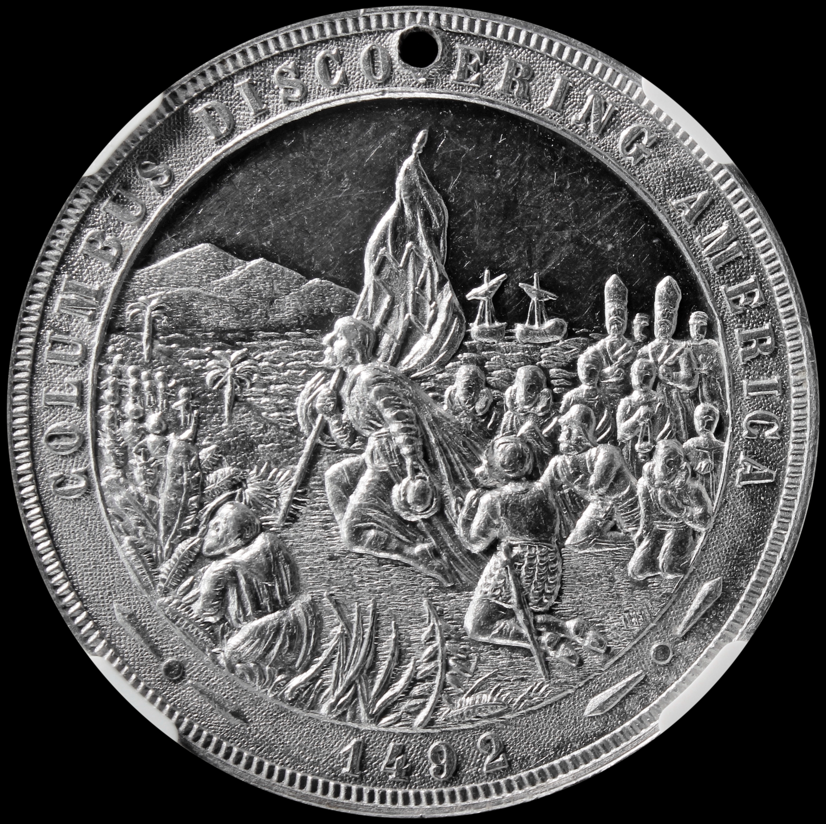 1893 Columbian Quint Sailor, Ships and Statue of Liberty SCD