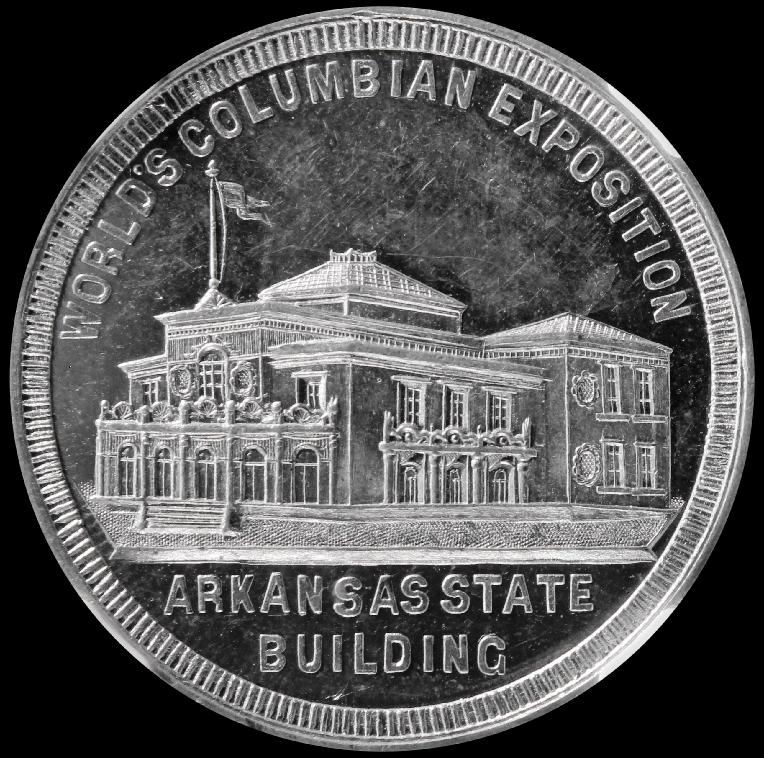 1892 Columbian Childs Arkansas State Building State Seal SCD
