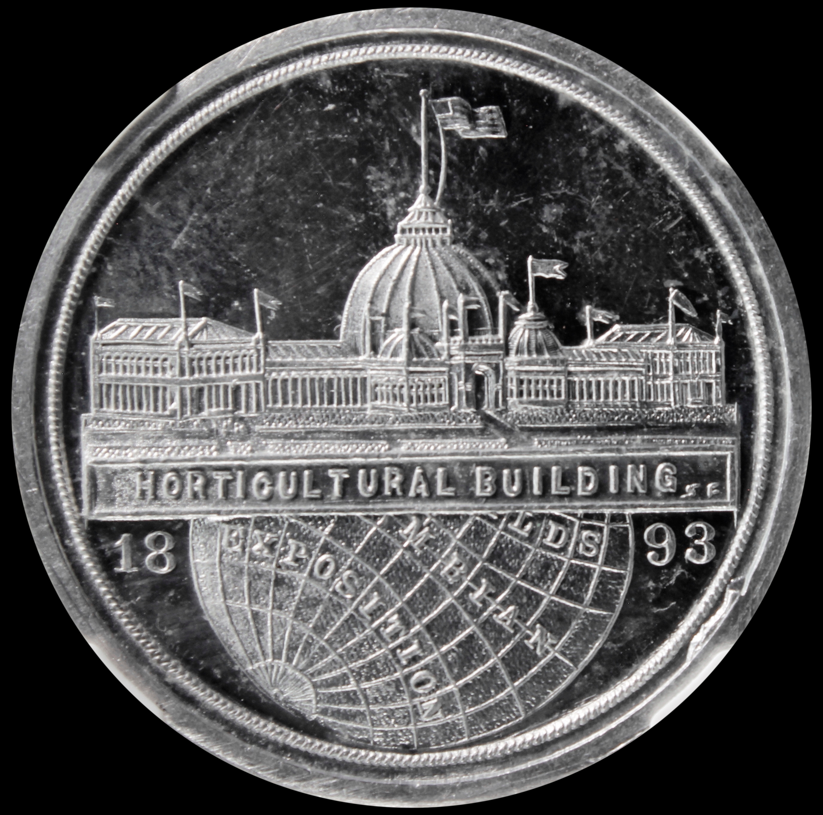 1893 Columbian Childs Horticultural Building / Ornate Aluminum SCD