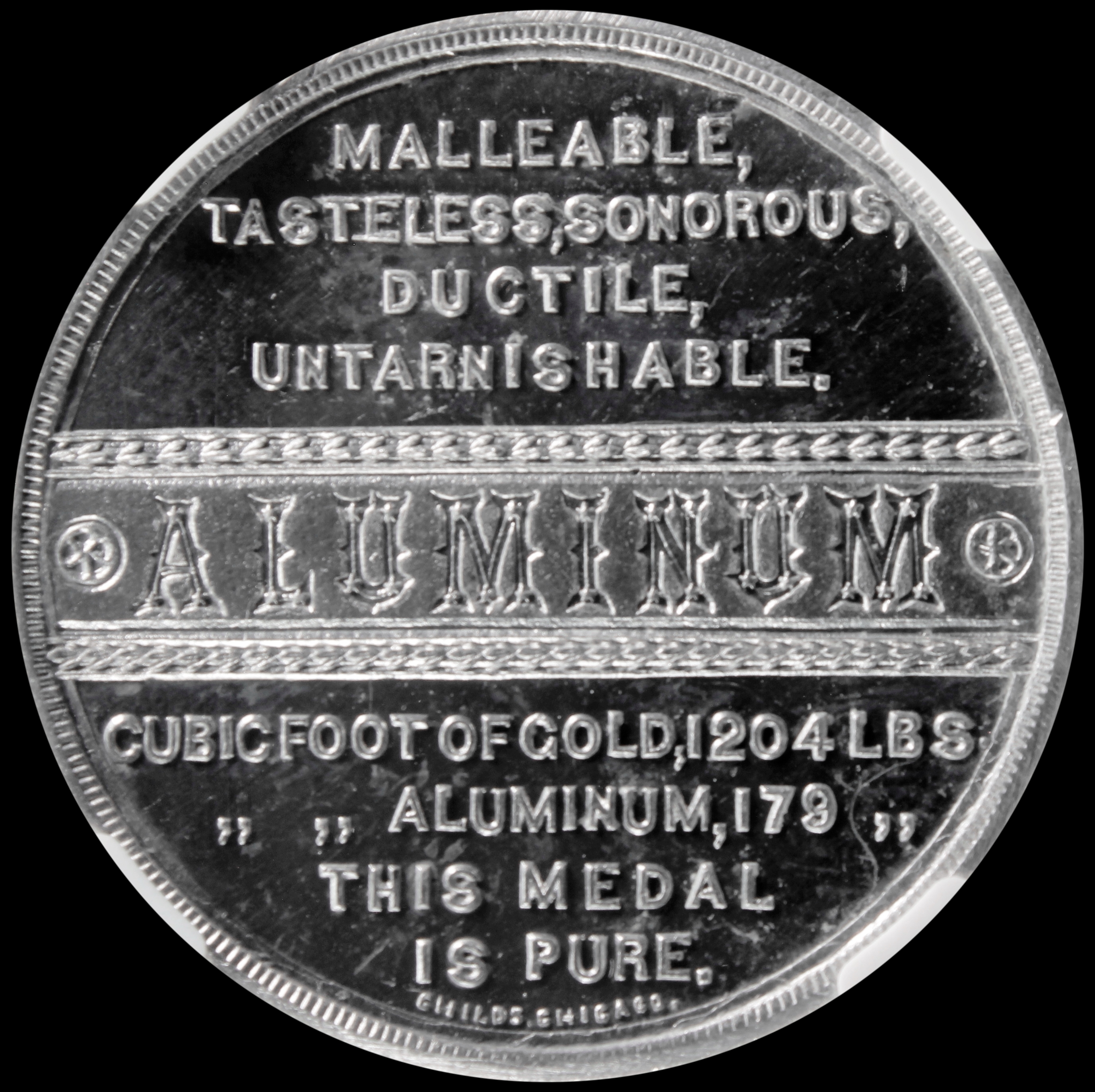 1893 Columbian Childs Horticultural Building / Ornate Aluminum SCD