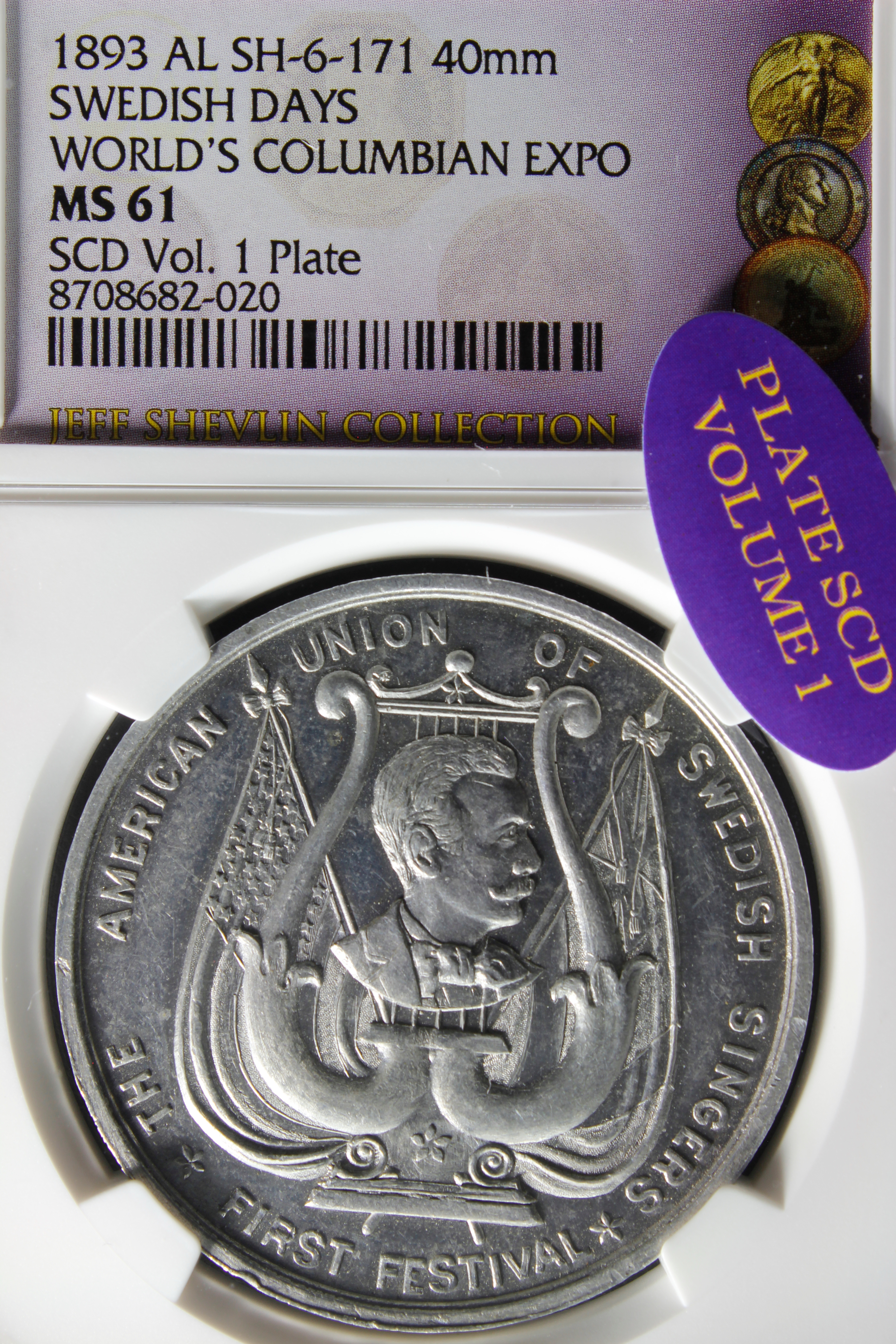 1893 Columbian Swedish Days SCD