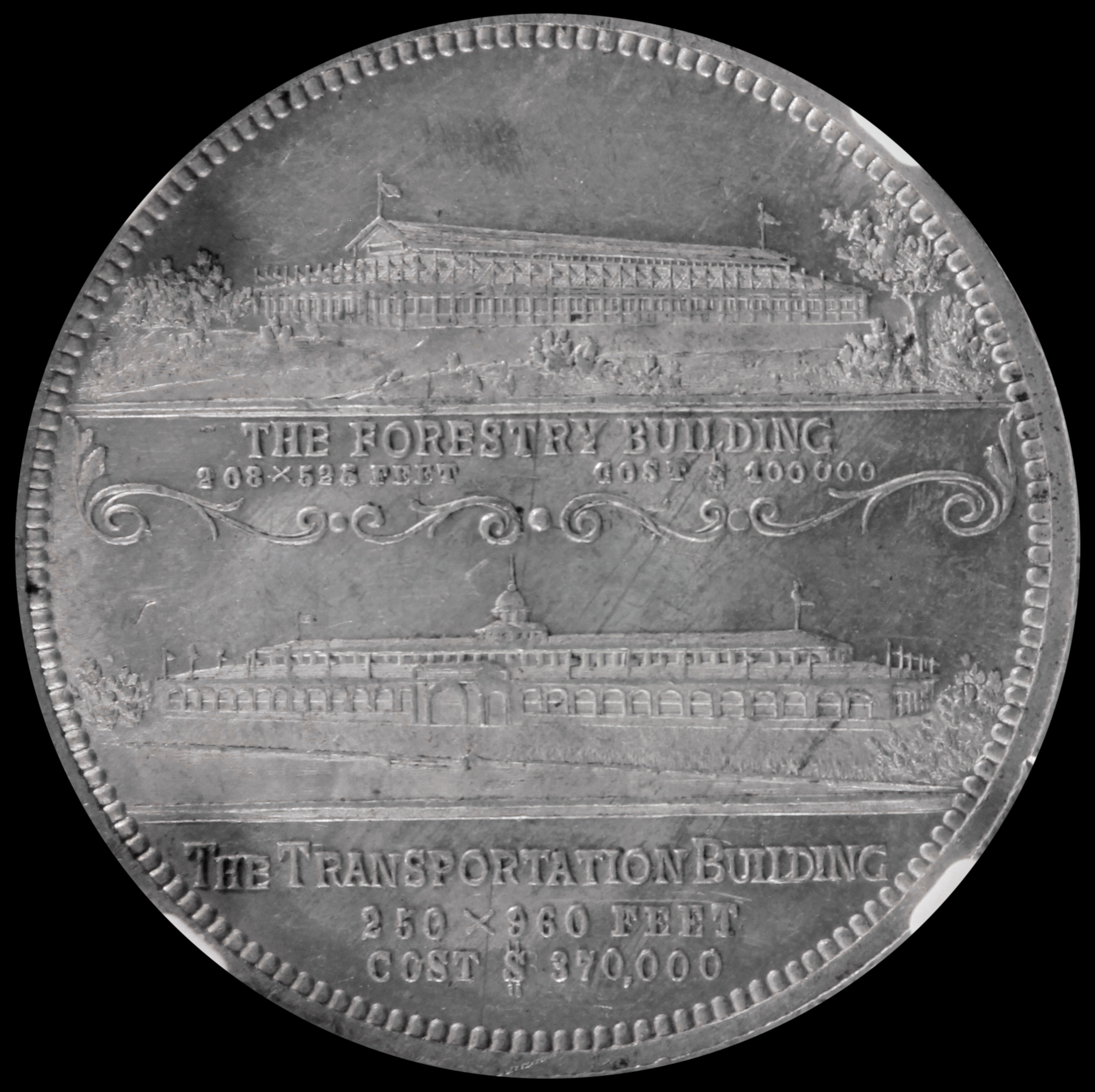 HK-181 1893 Columbian Lauer Forestry and Transportation Building SCD