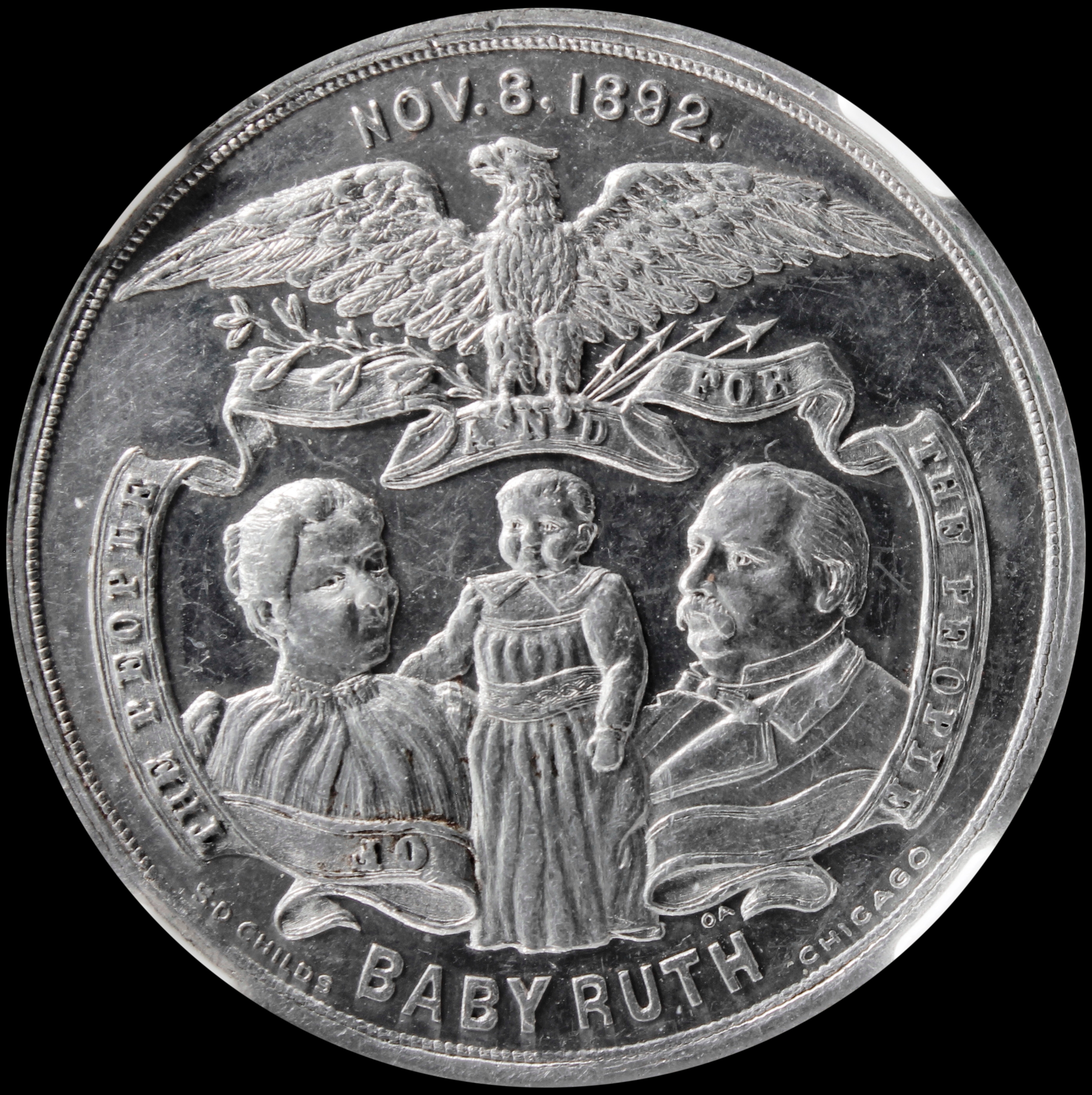 HK-241A 1893 Columbian Childs Trinity Of Heroes / Baby Ruth SCD – Unlisted variety