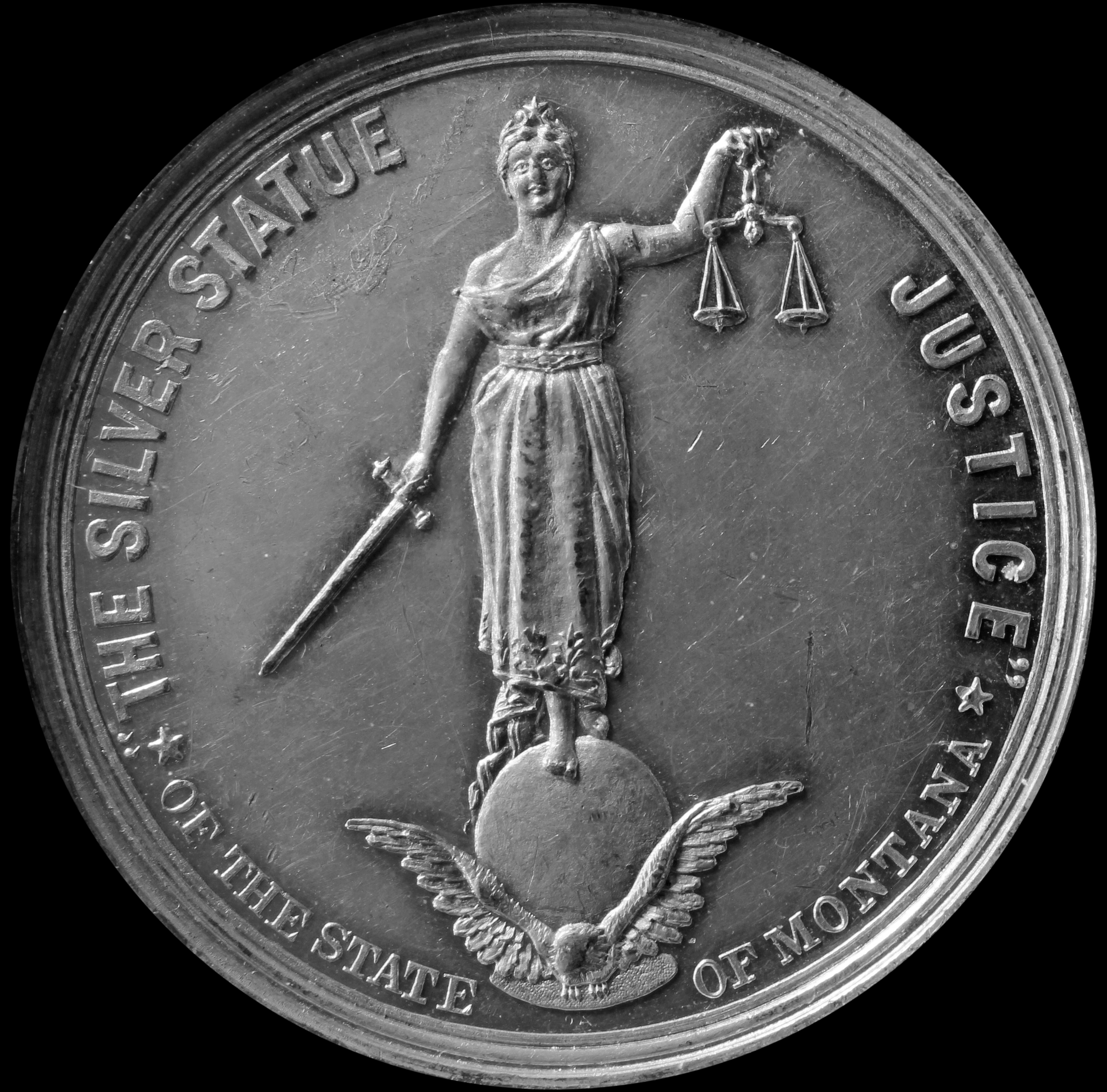 HK-767A 1893 Columbian Montana State Ada Rehan SCD – Unlisted in White Metal